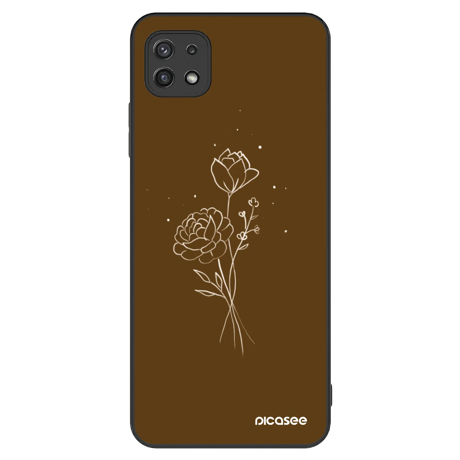 Picasee ULTIMATE CASE pentru Samsung Galaxy A22 A226B 5G - Brown flowers