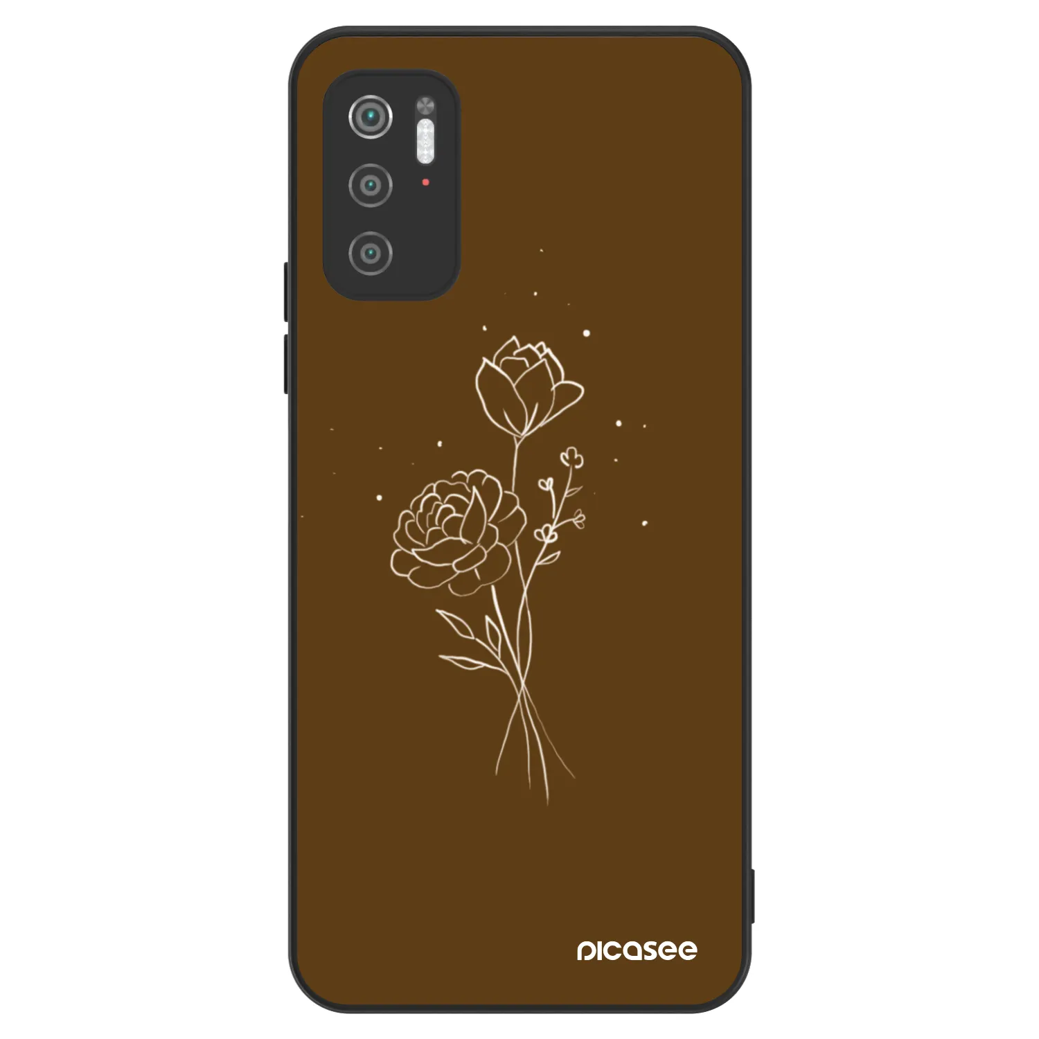 Picasee ULTIMATE CASE pentru Xiaomi Poco M3 Pro 5G - Brown flowers
