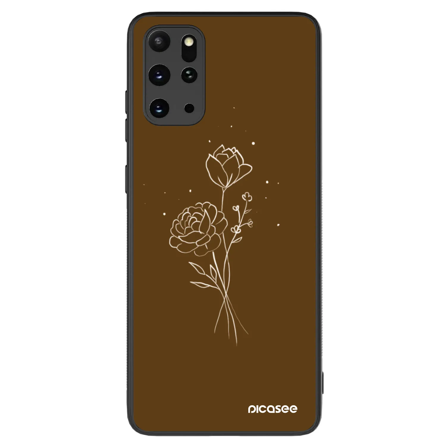 Picasee ULTIMATE CASE pentru Samsung Galaxy S20+ G985F - Brown flowers