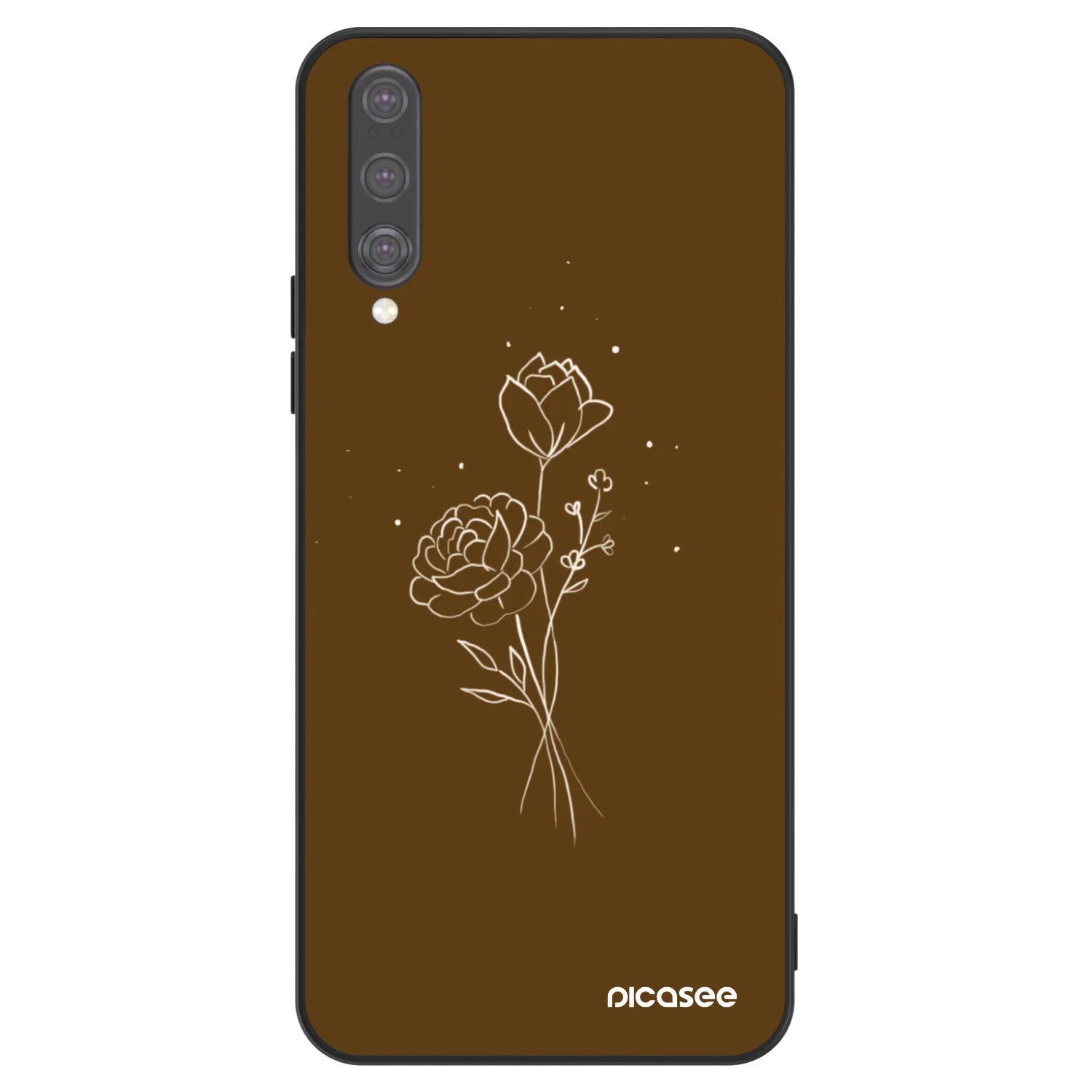 Picasee ULTIMATE CASE pentru Huawei P20 Pro - Brown flowers