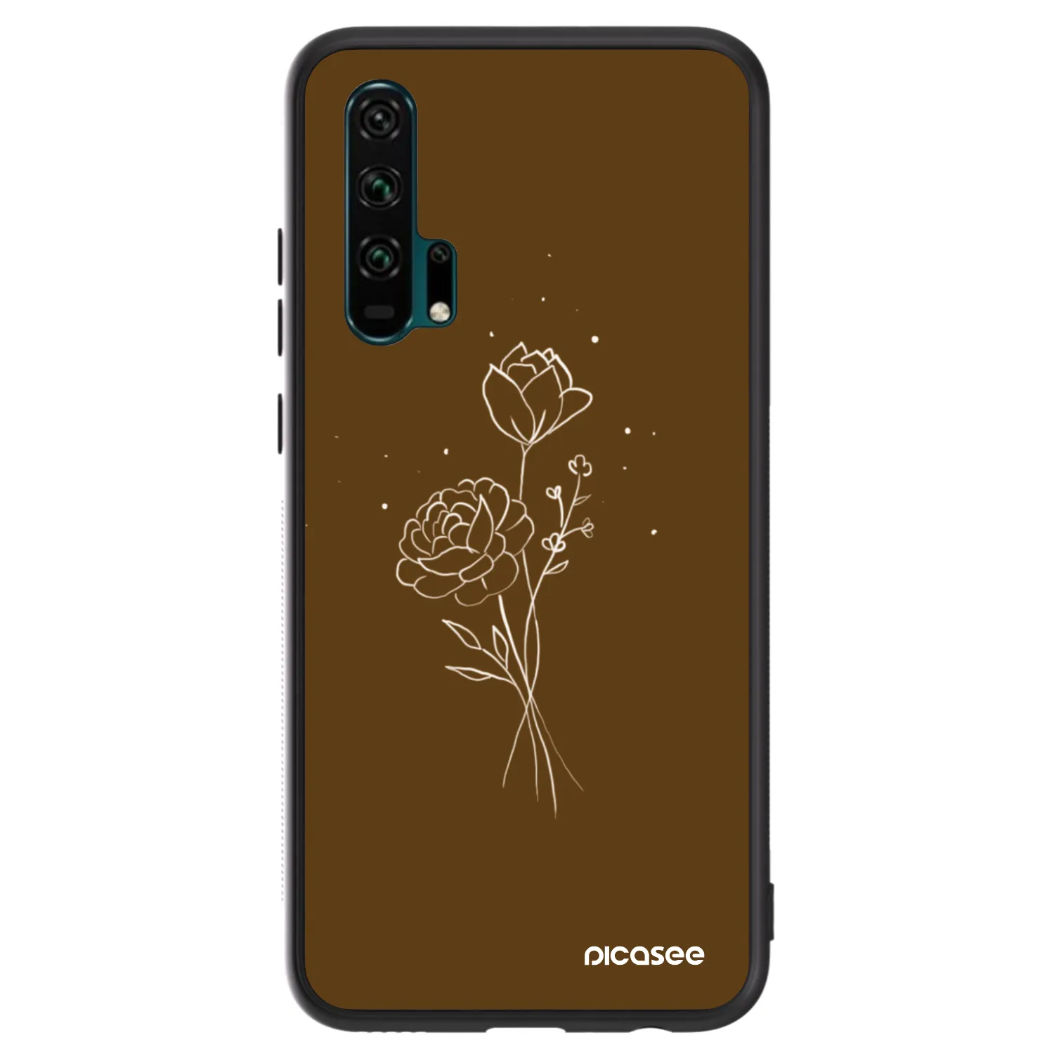 Picasee ULTIMATE CASE pentru Honor 20 Pro - Brown flowers