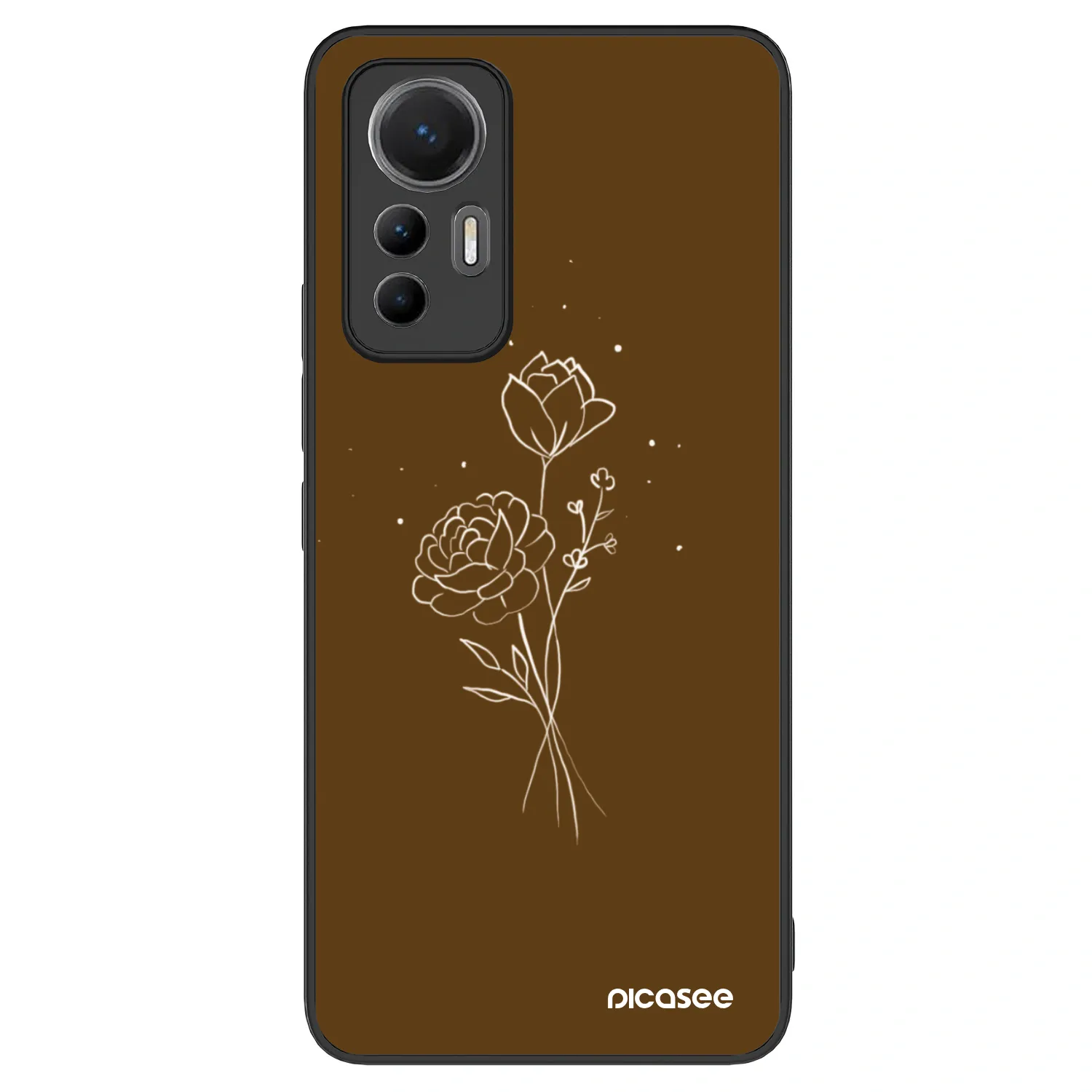 Picasee ULTIMATE CASE pentru Xiaomi 12 Lite - Brown flowers