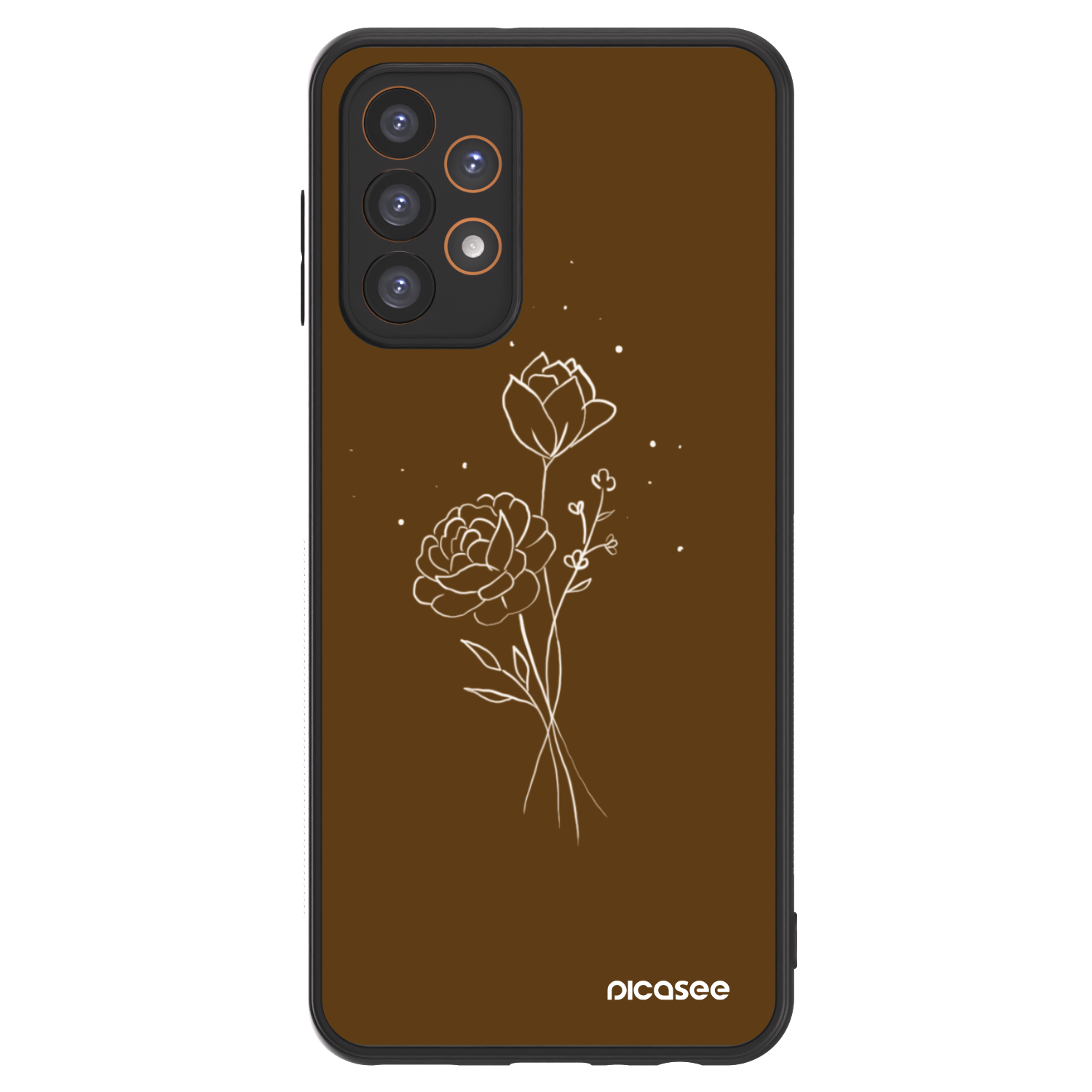 Picasee ULTIMATE CASE pentru Samsung Galaxy A23 A236B 5G - Brown flowers