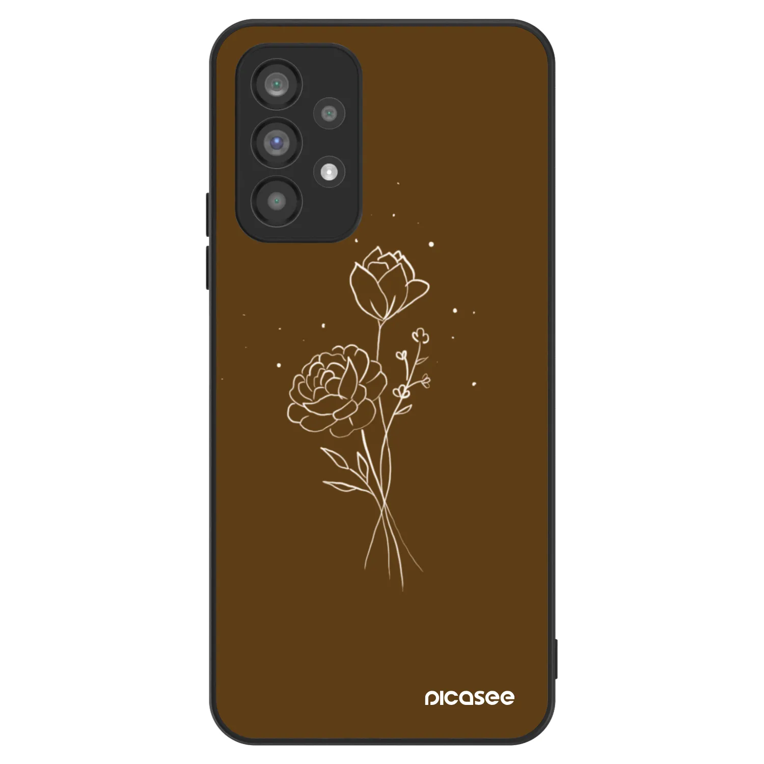Picasee ULTIMATE CASE pentru Samsung Galaxy A73 5G - Brown flowers