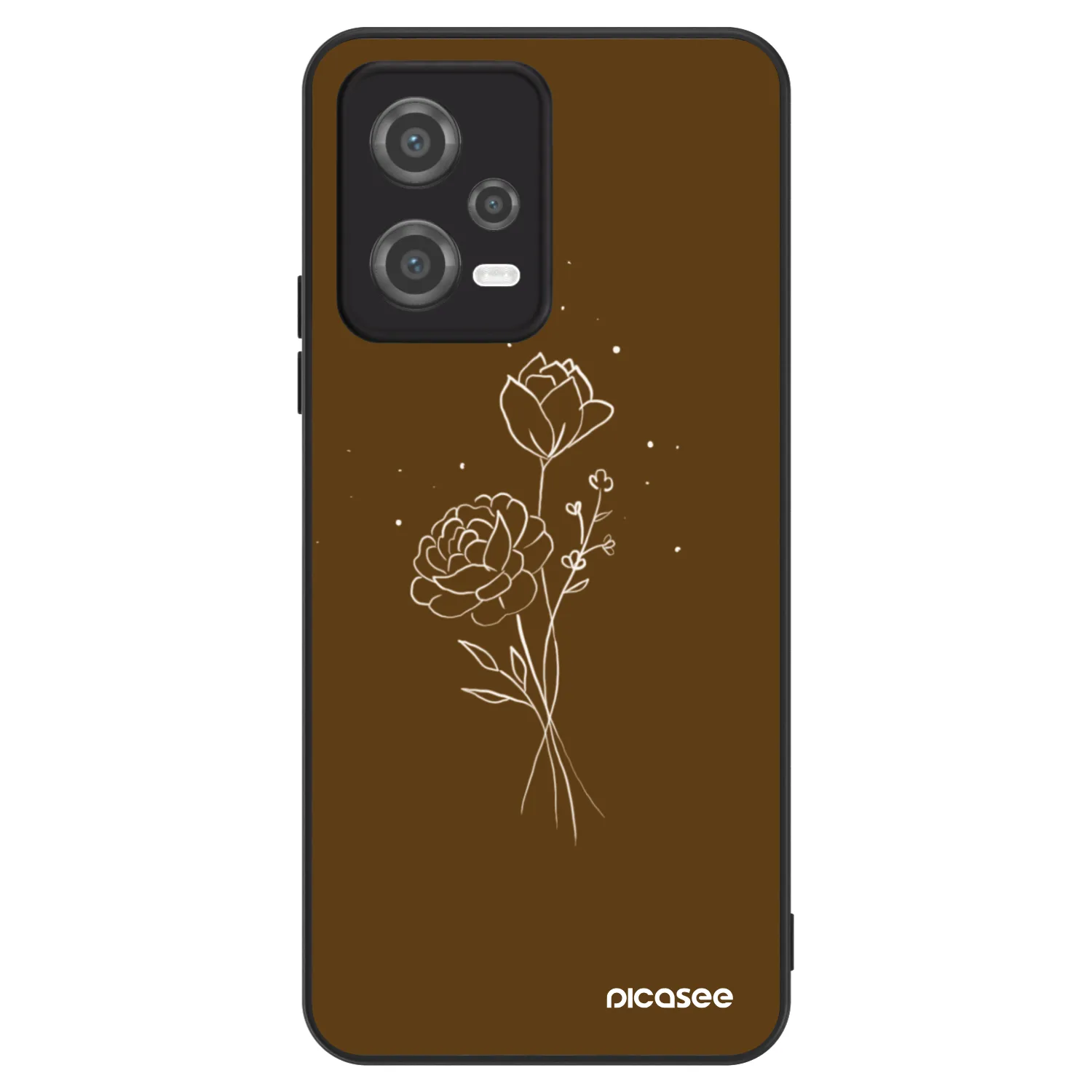 Picasee ULTIMATE CASE pentru Xiaomi Poco X5 - Brown flowers