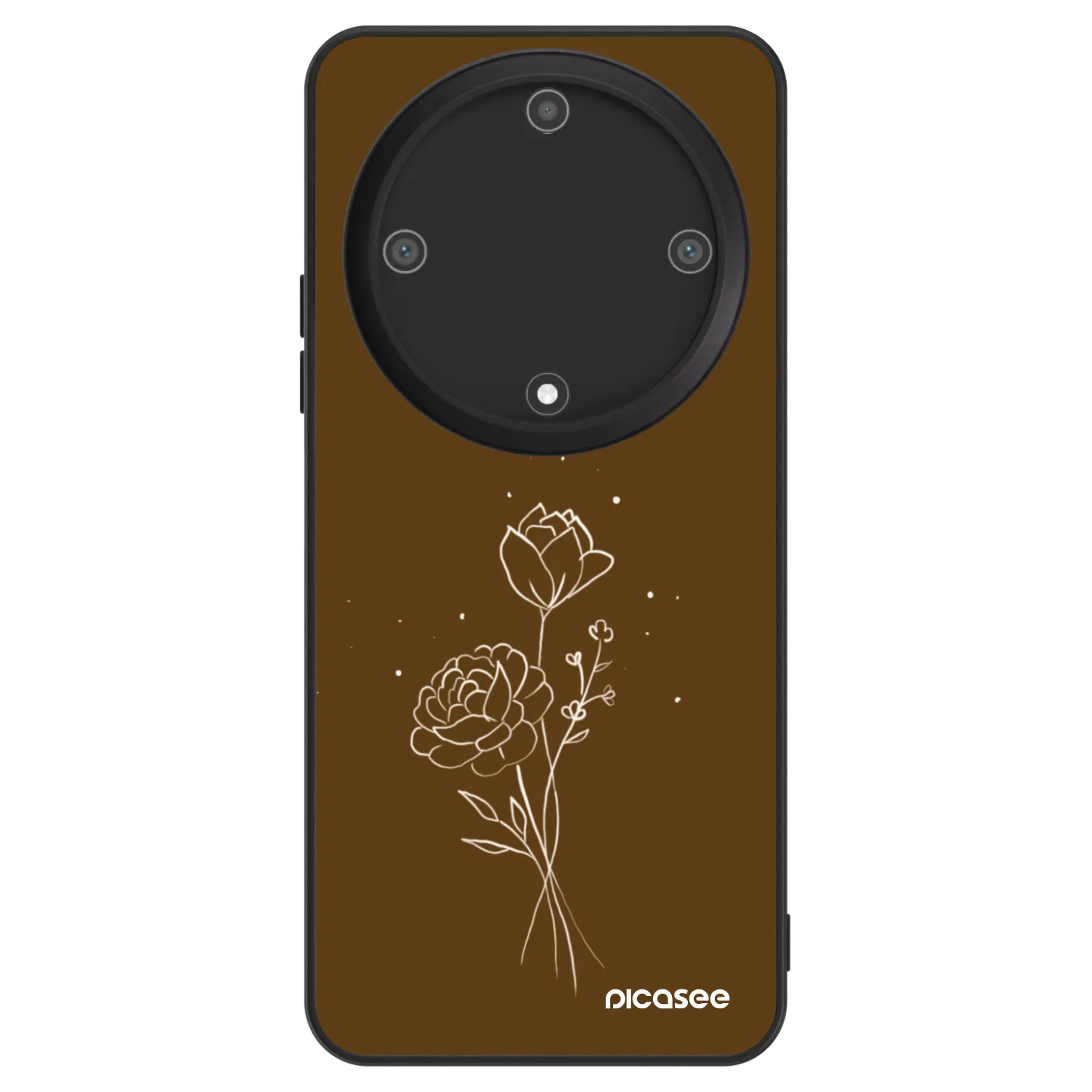 Picasee ULTIMATE CASE pentru Honor Magic5 Lite 5G - Brown flowers