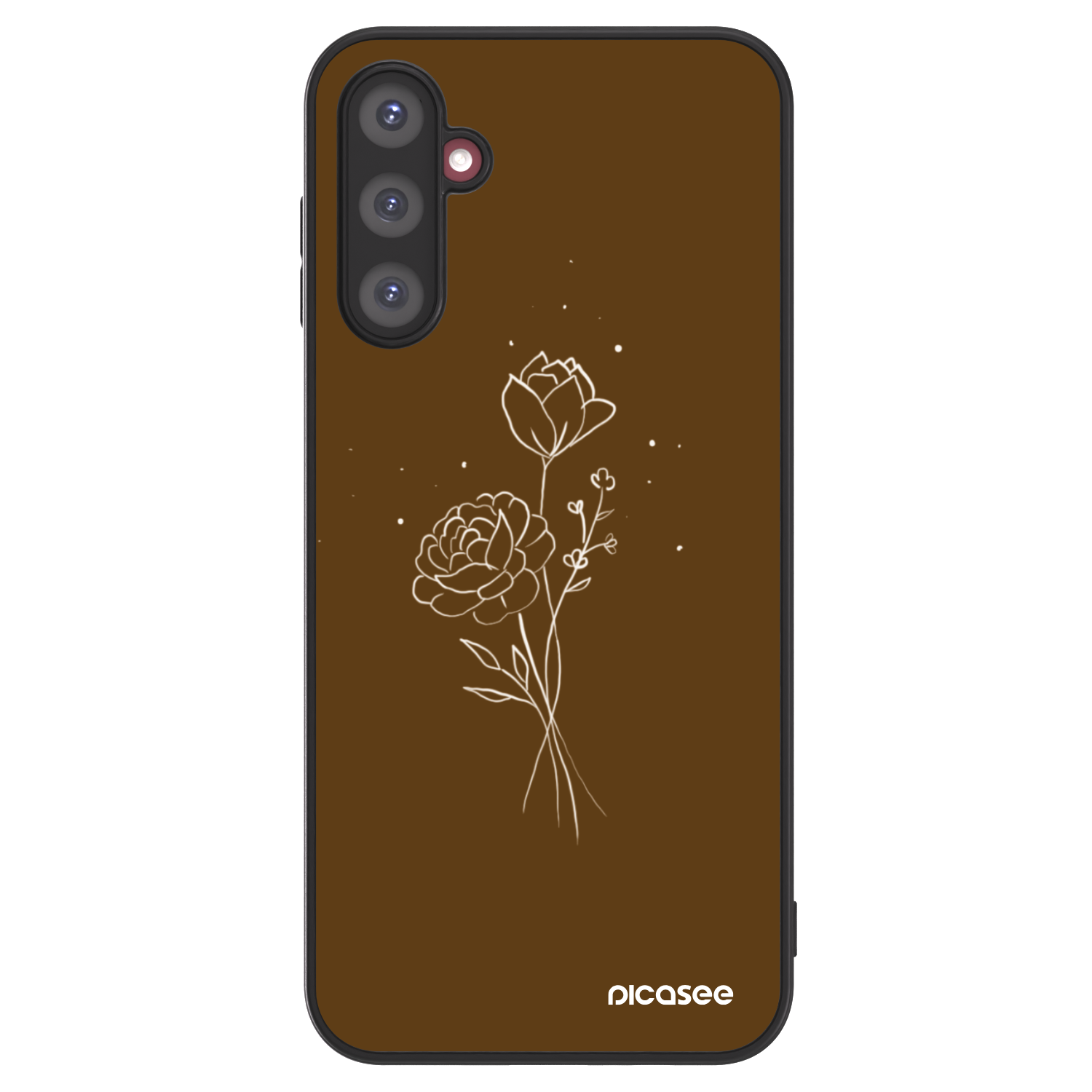 Picasee ULTIMATE CASE pentru Samsung Galaxy A14 4G A145R - Brown flowers