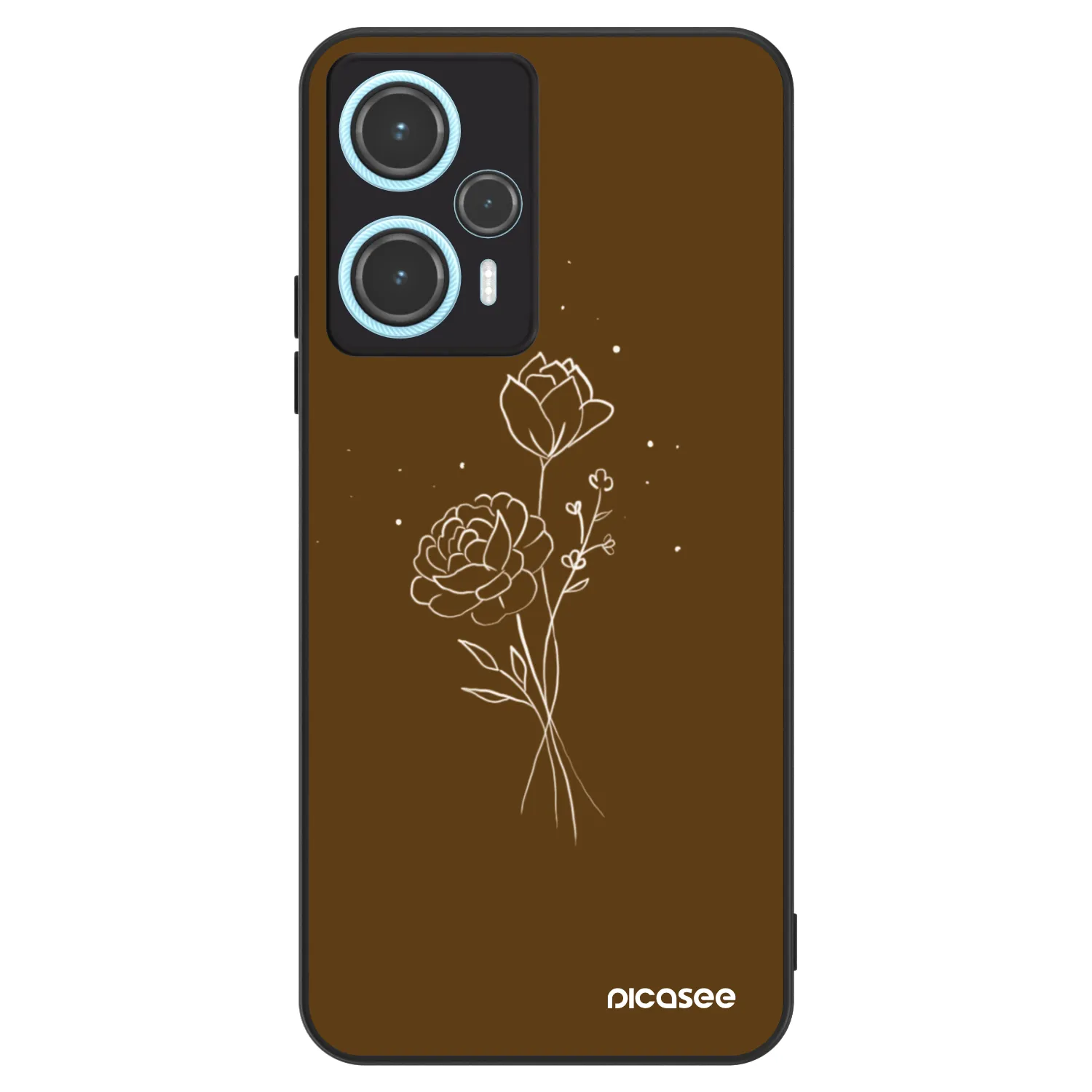 Picasee ULTIMATE CASE pentru Xiaomi Poco F5 - Brown flowers