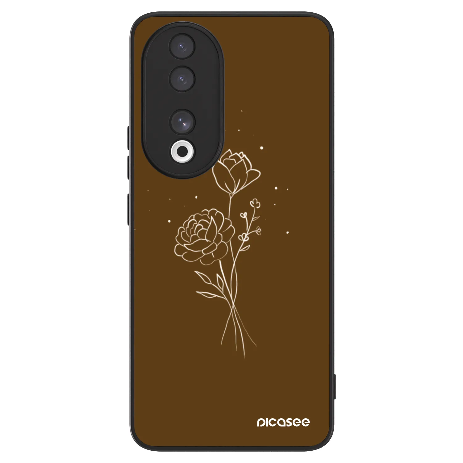 Picasee ULTIMATE CASE pentru Honor 90 5G - Brown flowers