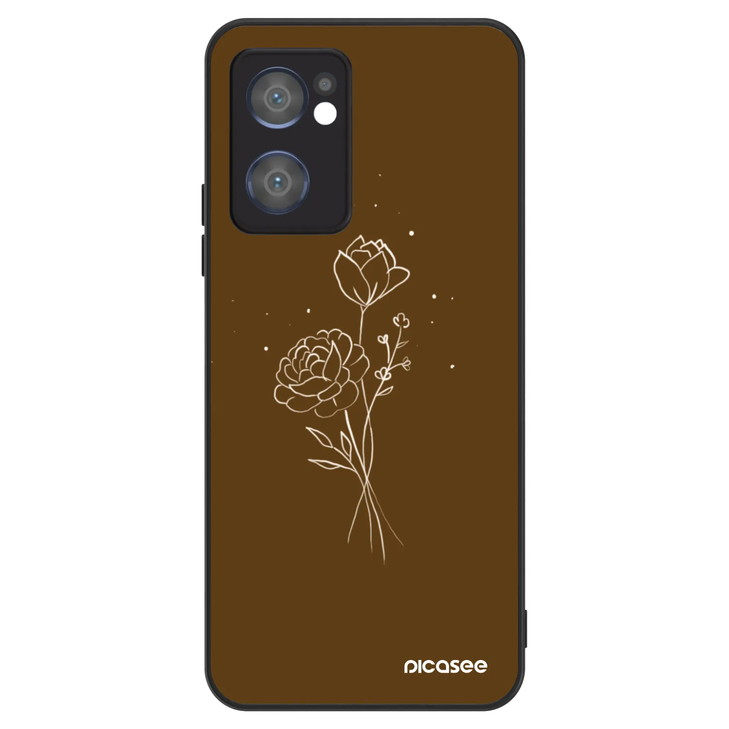 Picasee ULTIMATE CASE pentru OPPO Reno 7 5G - Brown flowers
