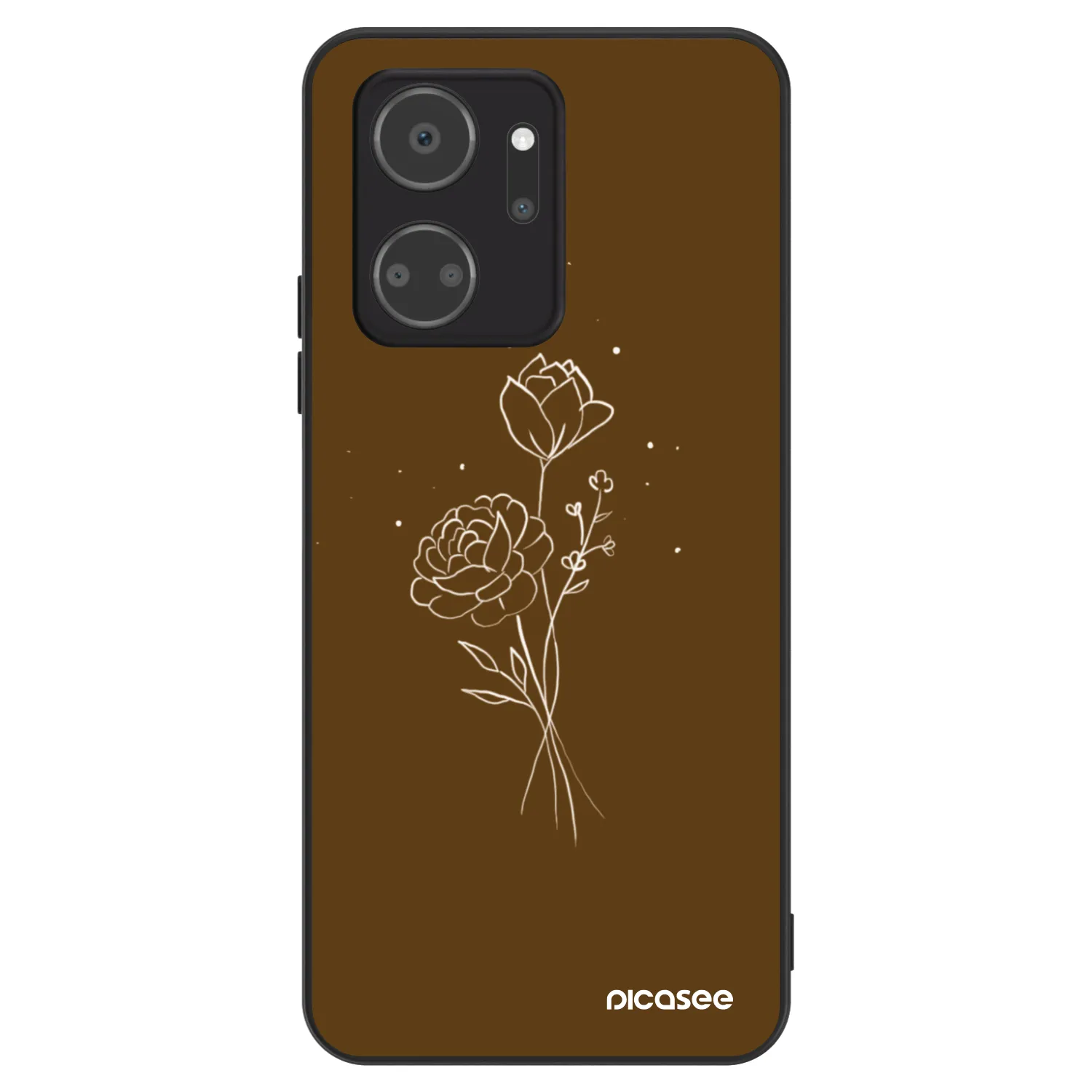 Picasee ULTIMATE CASE pentru Honor X7a - Brown flowers
