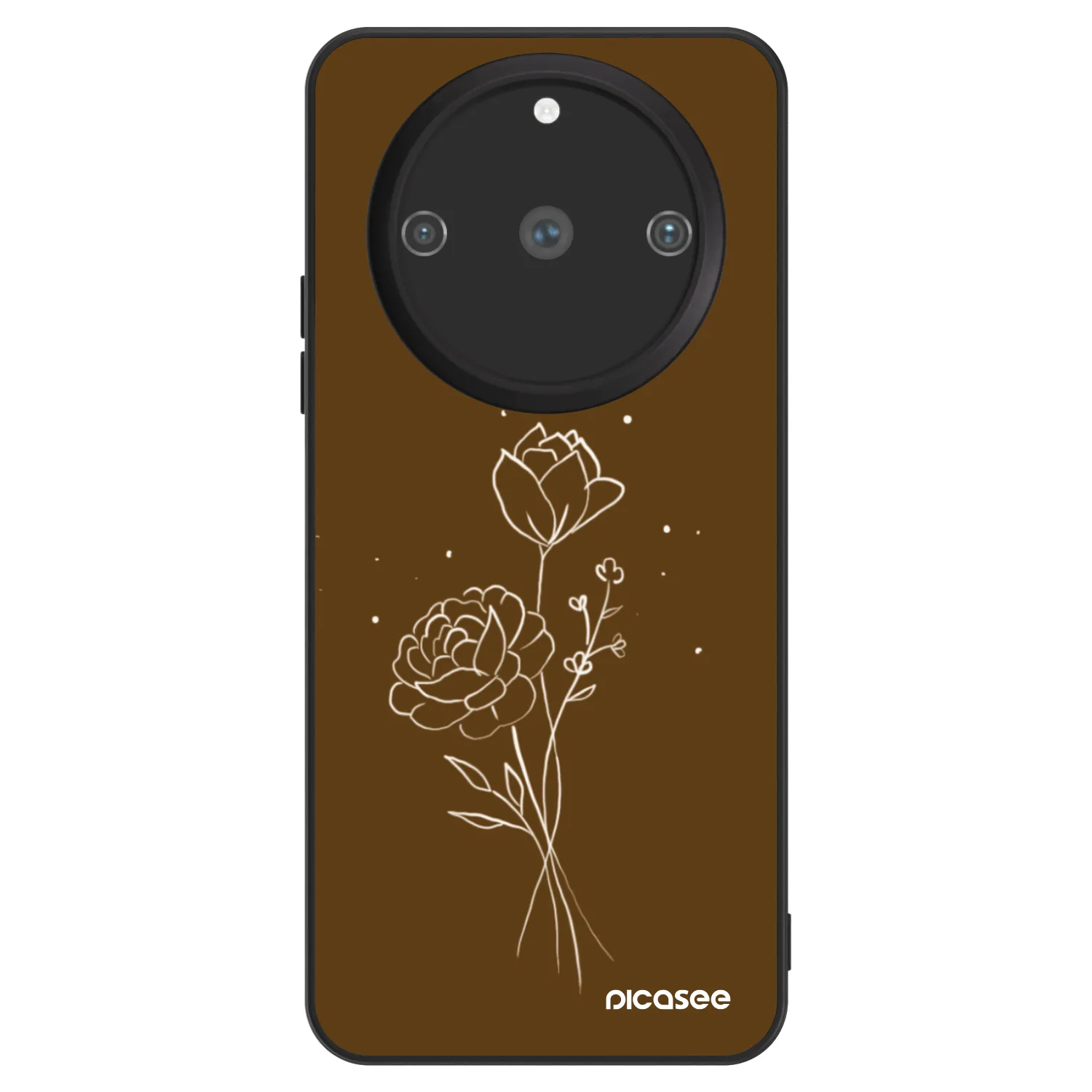 Picasee ULTIMATE CASE pentru Realme 11 Pro+ - Brown flowers