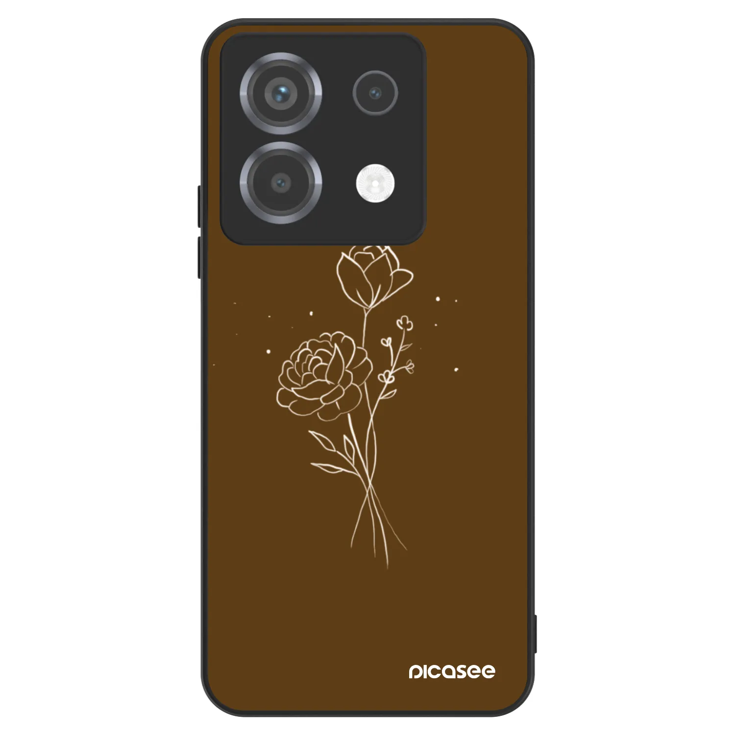 Picasee ULTIMATE CASE pentru Xiaomi Poco X6 - Brown flowers