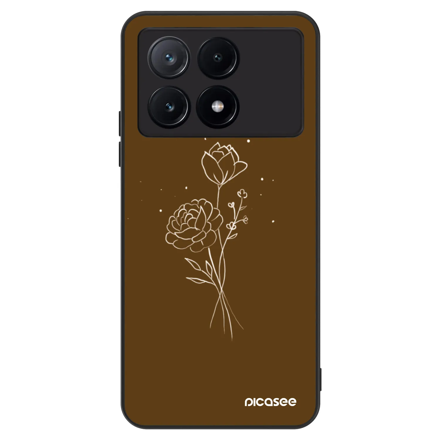 Picasee ULTIMATE CASE pentru Xiaomi Poco X6 Pro - Brown flowers