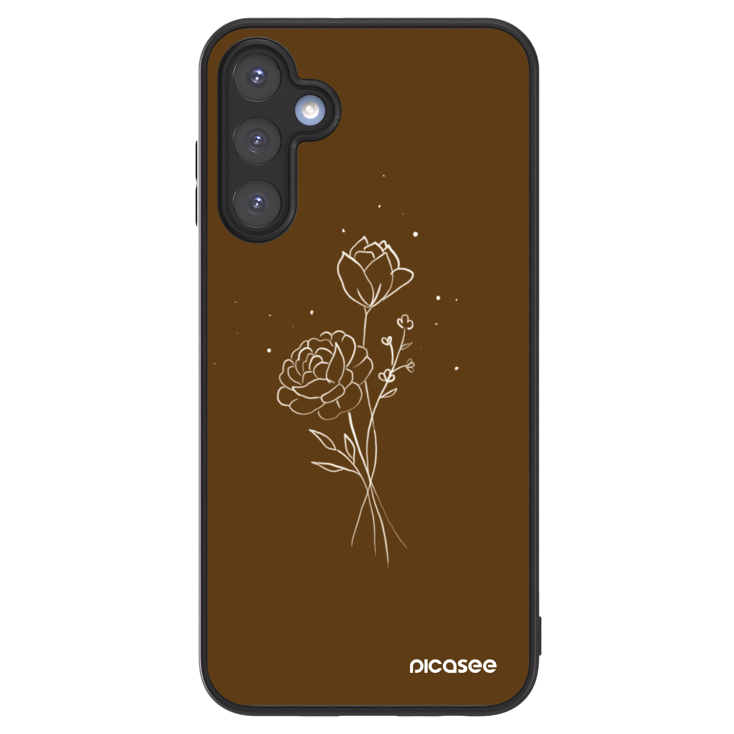 Picasee ULTIMATE CASE pentru Samsung Galaxy A15 A156B 5G - Brown flowers