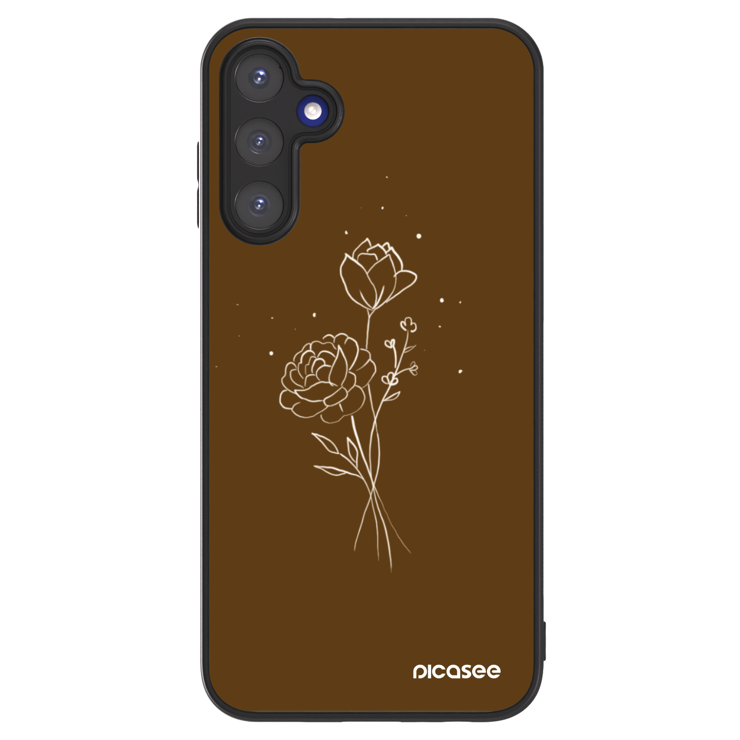Picasee ULTIMATE CASE pentru Samsung Galaxy A15 A155F 4G - Brown flowers
