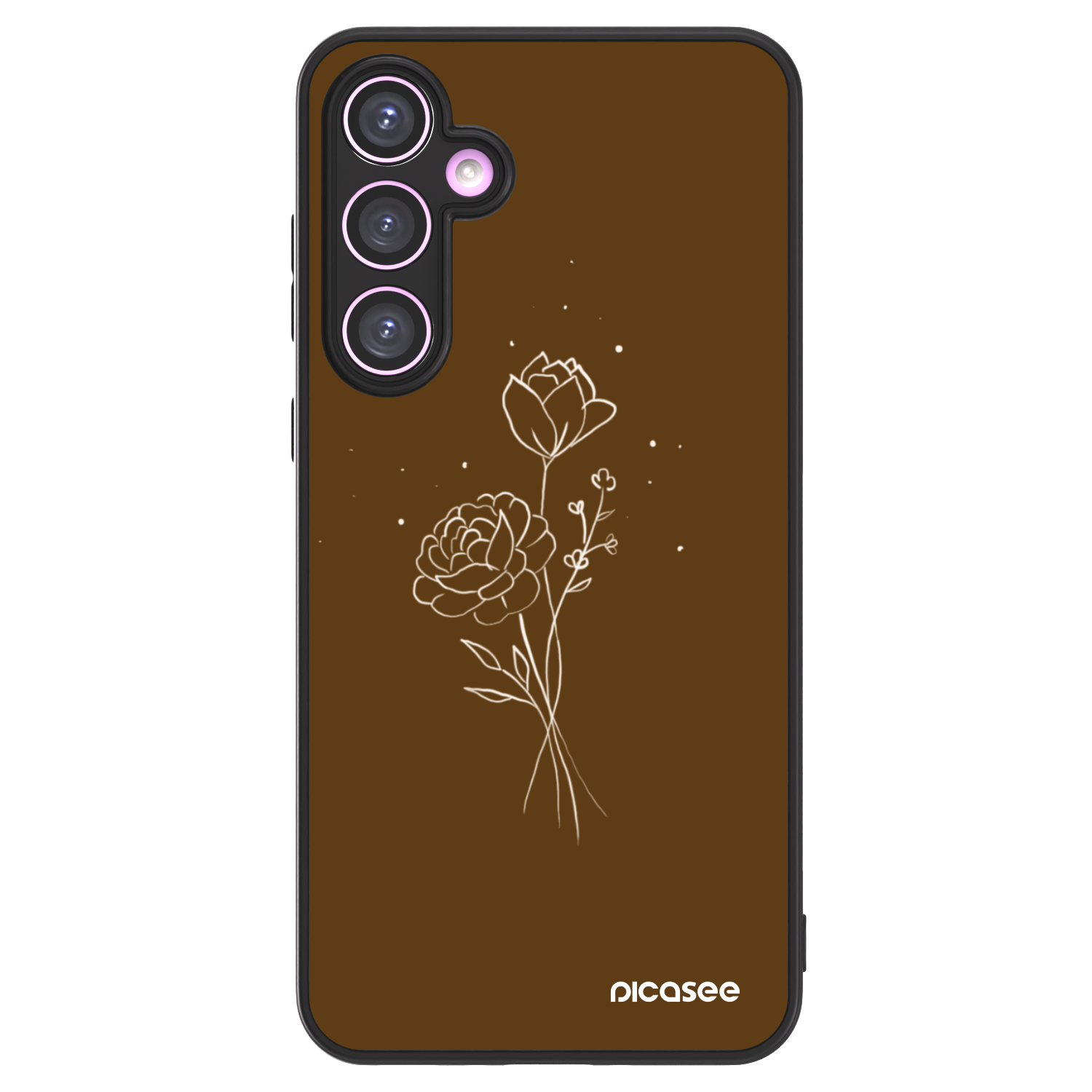 Picasee ULTIMATE CASE pentru Samsung Galaxy A35 5G A356B - Brown flowers