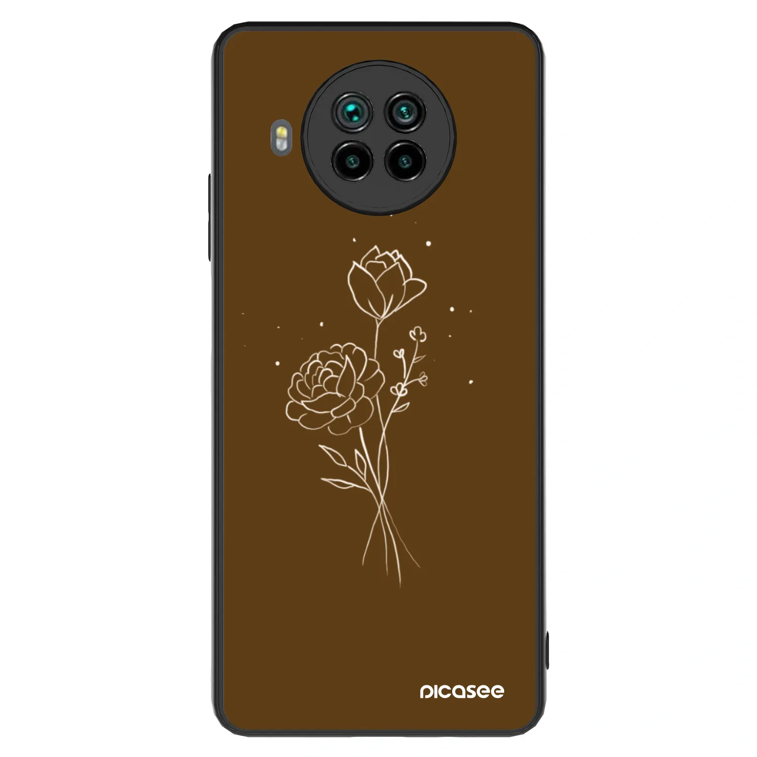 Picasee ULTIMATE CASE pentru Xiaomi Mi 10T Lite - Brown flowers