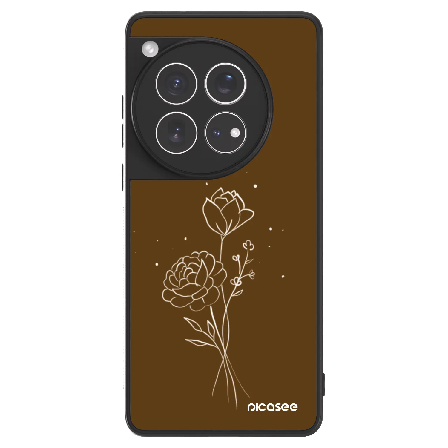 Picasee ULTIMATE CASE pentru OnePlus 12 5G - Brown flowers