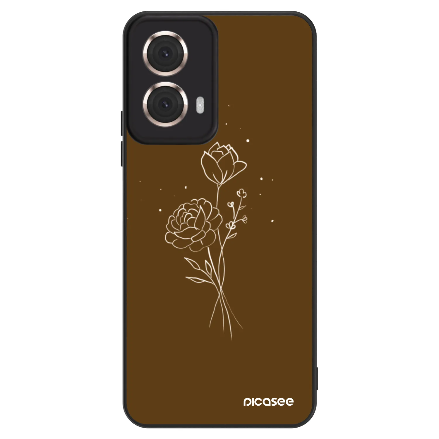 Picasee ULTIMATE CASE pentru Motorola Moto G85 - Brown flowers