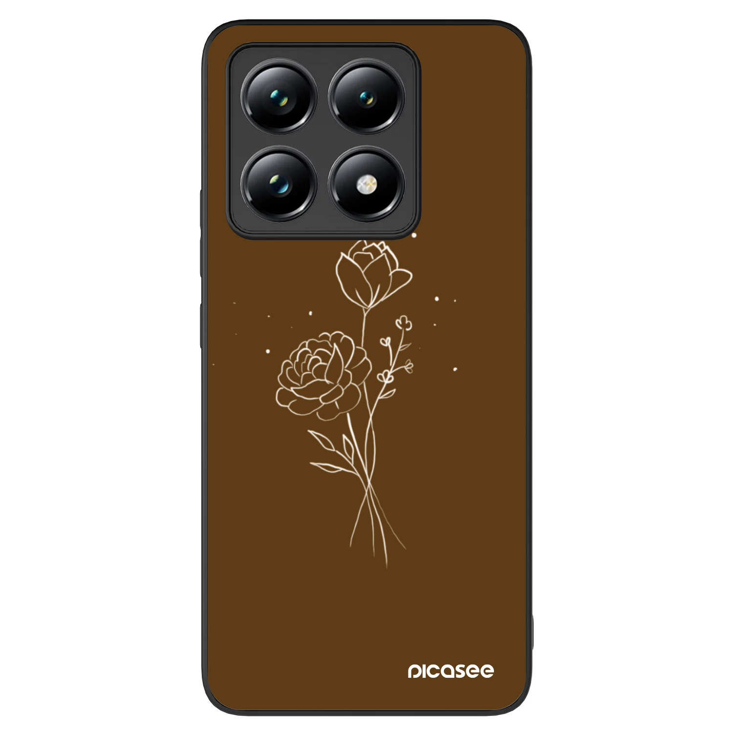 Picasee ULTIMATE CASE pentru Xiaomi 14T - Brown flowers