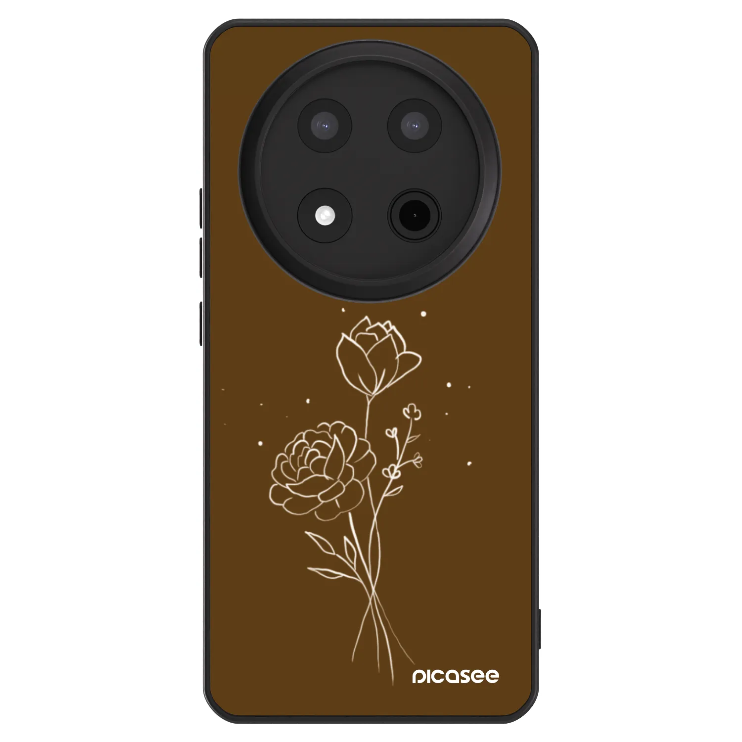 Picasee ULTIMATE CASE pentru Honor Magic7 Lite 5G - Brown flowers