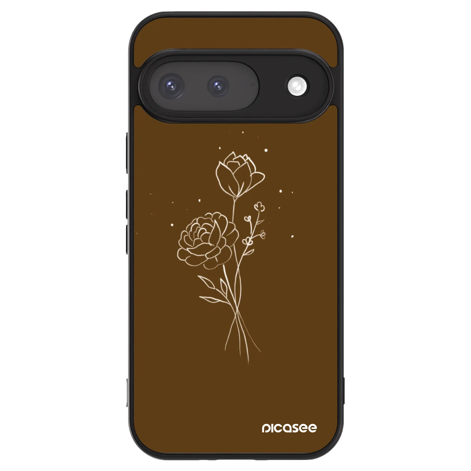 Picasee ULTIMATE CASE pentru Google Pixel 9 - Brown flowers