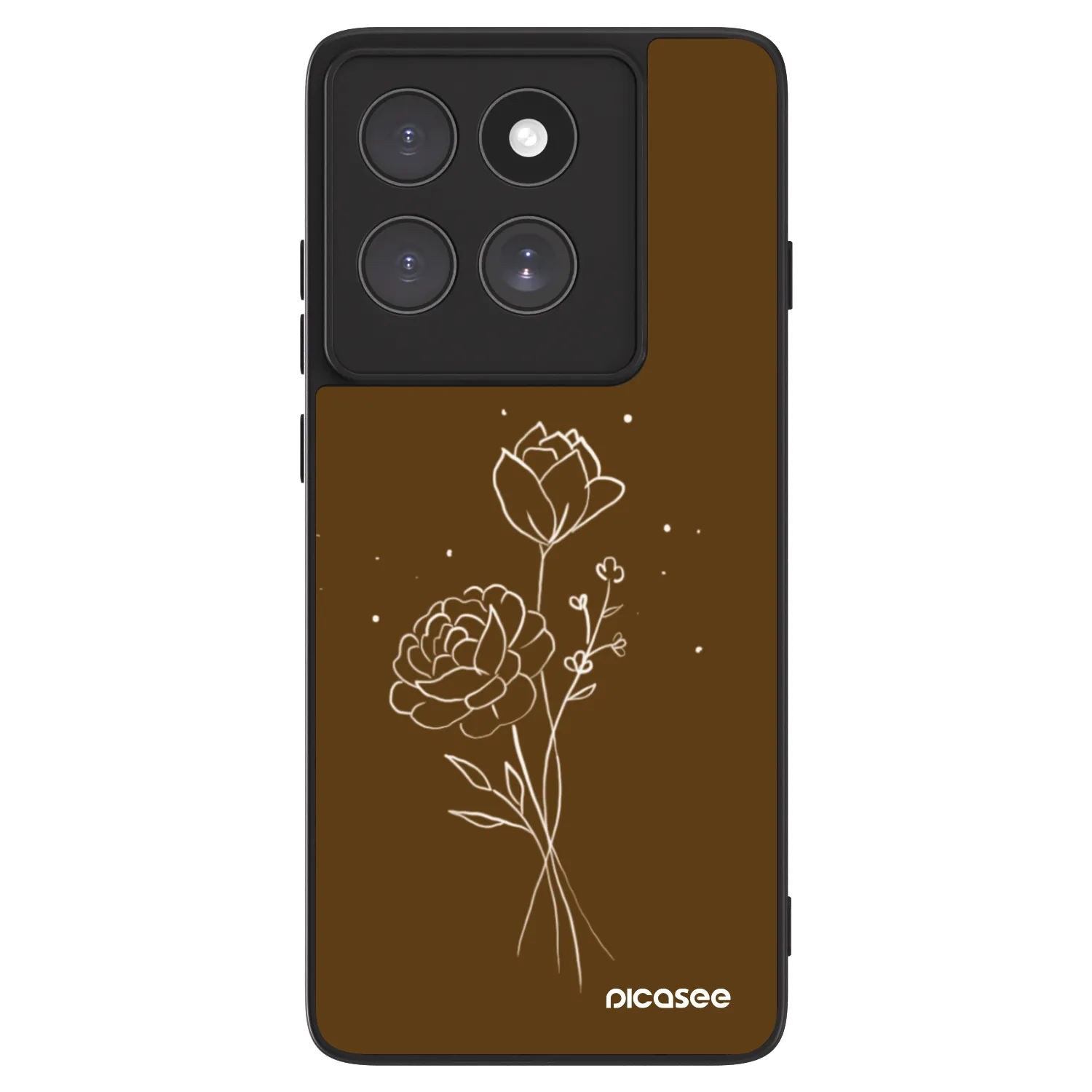 Picasee ULTIMATE CASE pentru Motorola Edge 60 Fusion - Brown flowers
