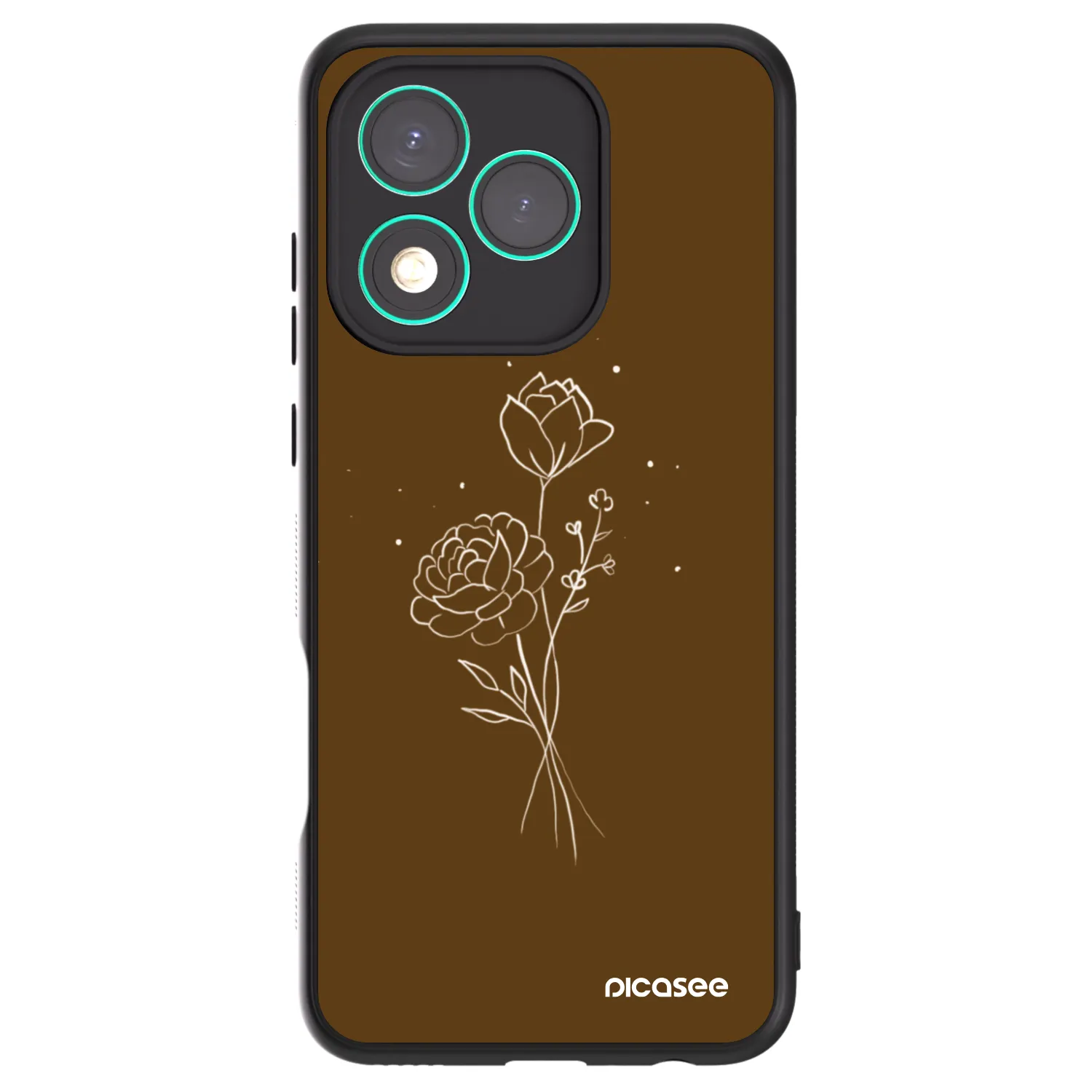 Picasee ULTIMATE CASE pentru Honor 400 Lite 5G - Brown flowers