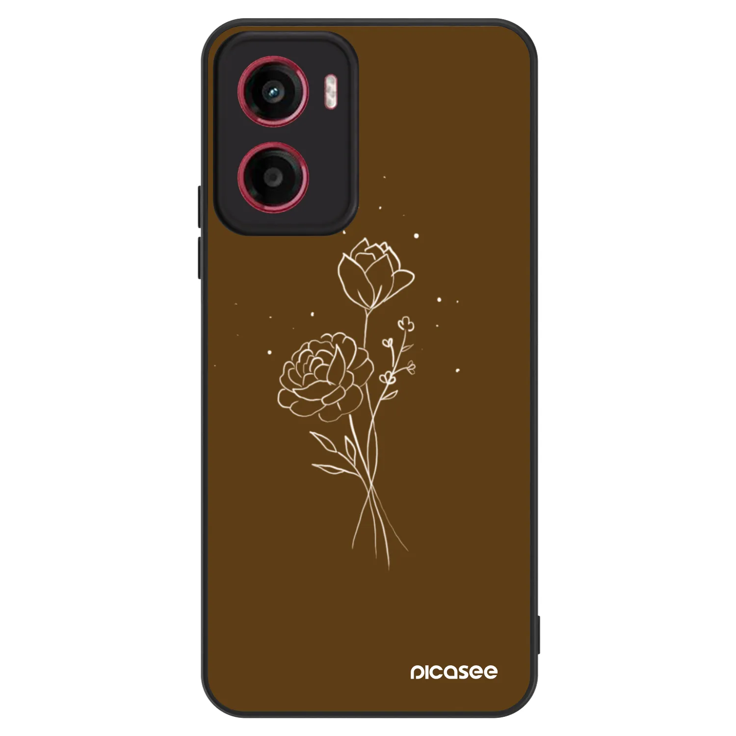 Picasee ULTIMATE CASE pentru Motorola Moto G05 - Brown flowers