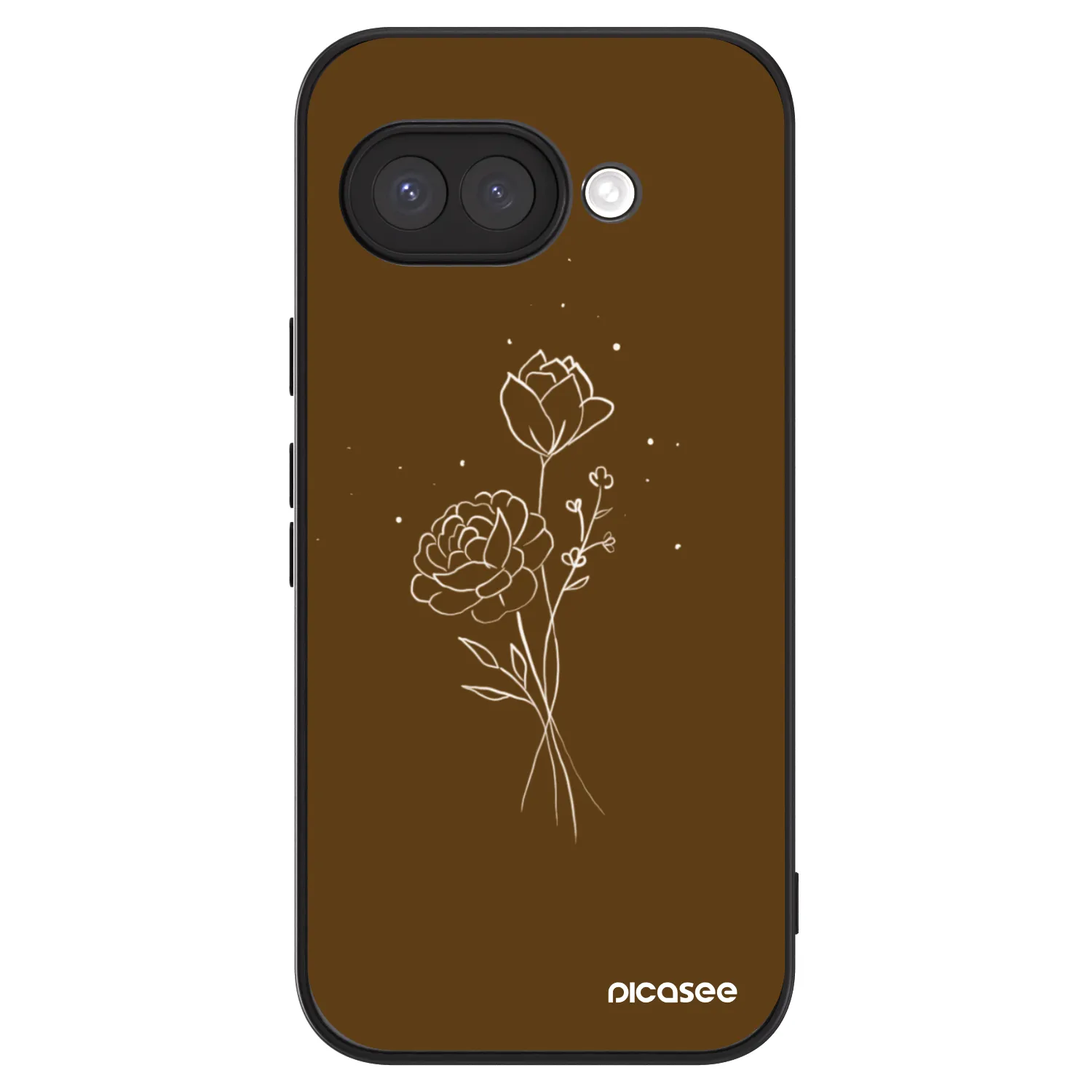 Picasee ULTIMATE CASE pentru Google Pixel 9a - Brown flowers