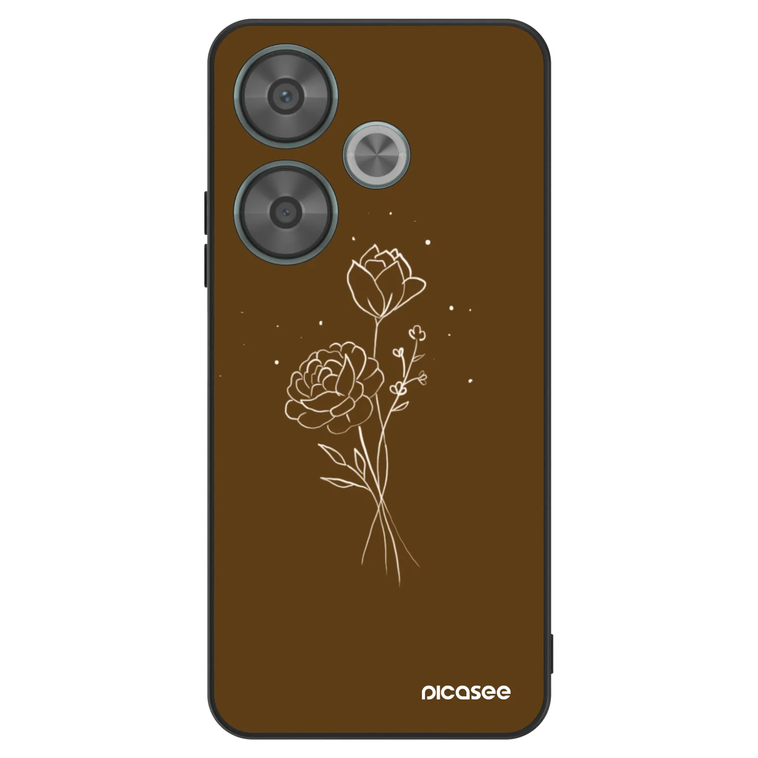 Picasee ULTIMATE CASE pentru Xiaomi Poco F6 - Brown flowers