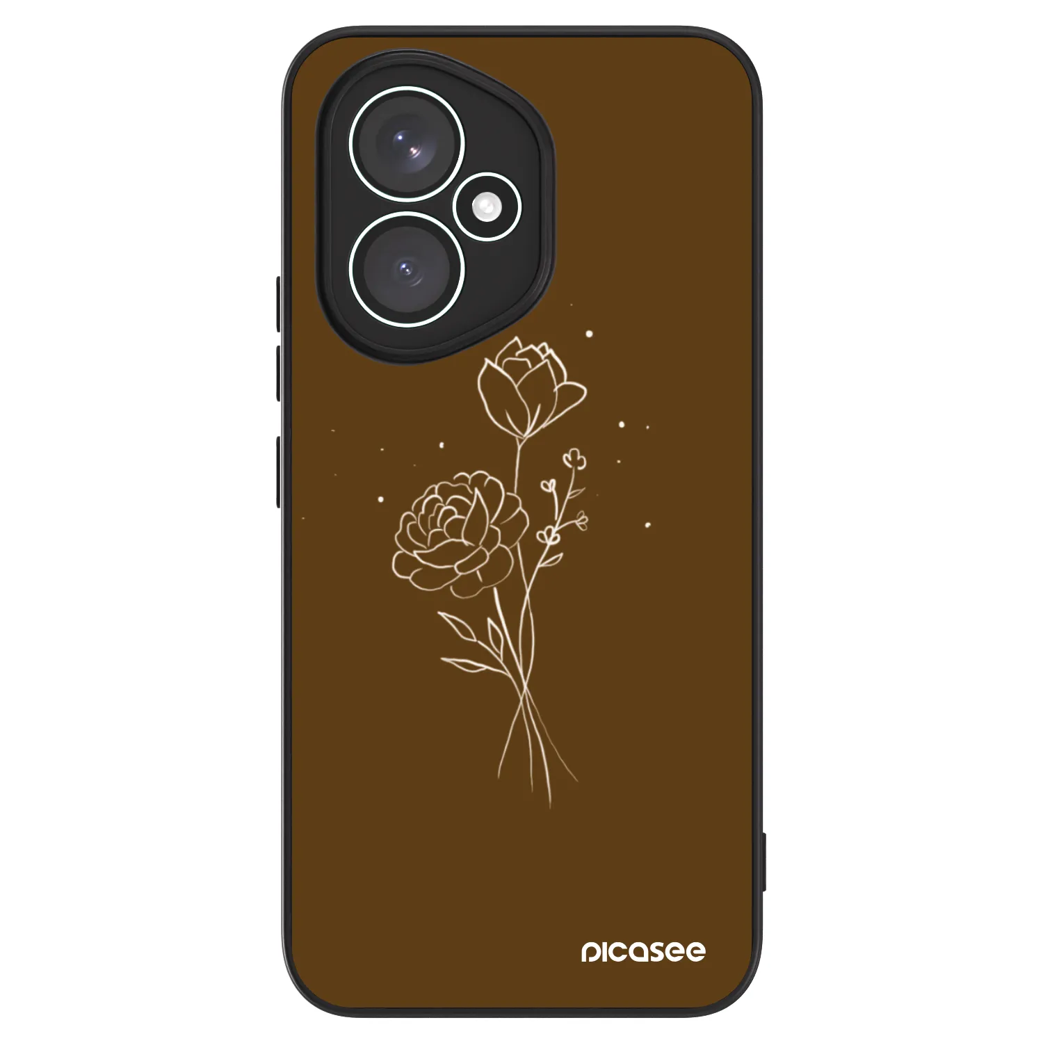 Picasee ULTIMATE CASE pentru Honor 400 5G - Brown flowers