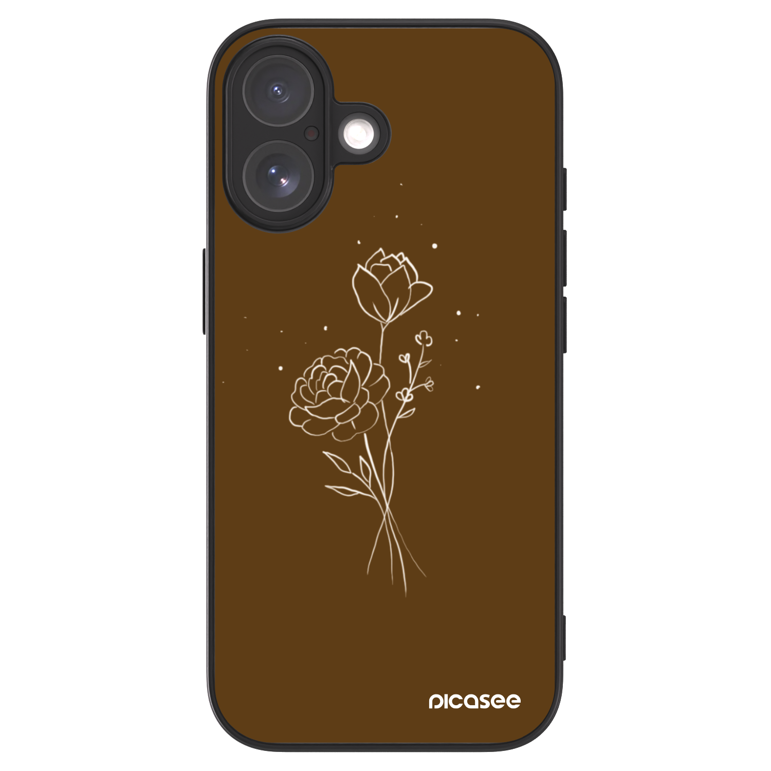 Picasee ULTIMATE CASE pentru Apple iPhone 17 - Brown flowers