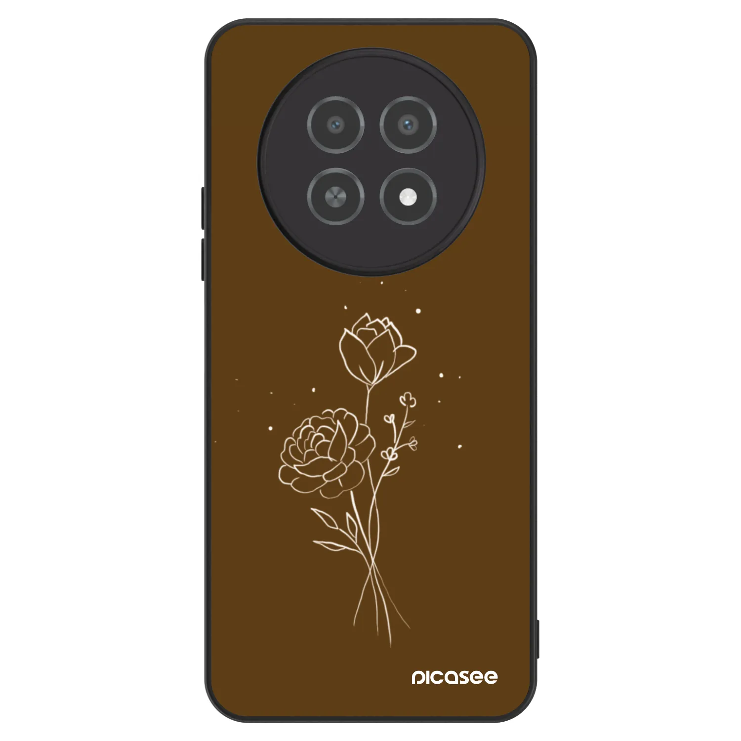 Picasee ULTIMATE CASE pentru Realme 12X - Brown flowers