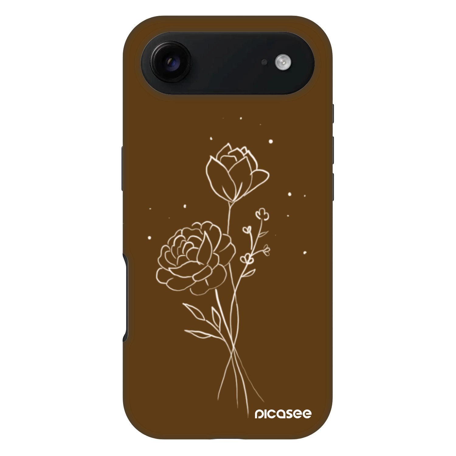 Picasee Fashion Case MagSafe pentru Apple iPhone Air - Brown flowers