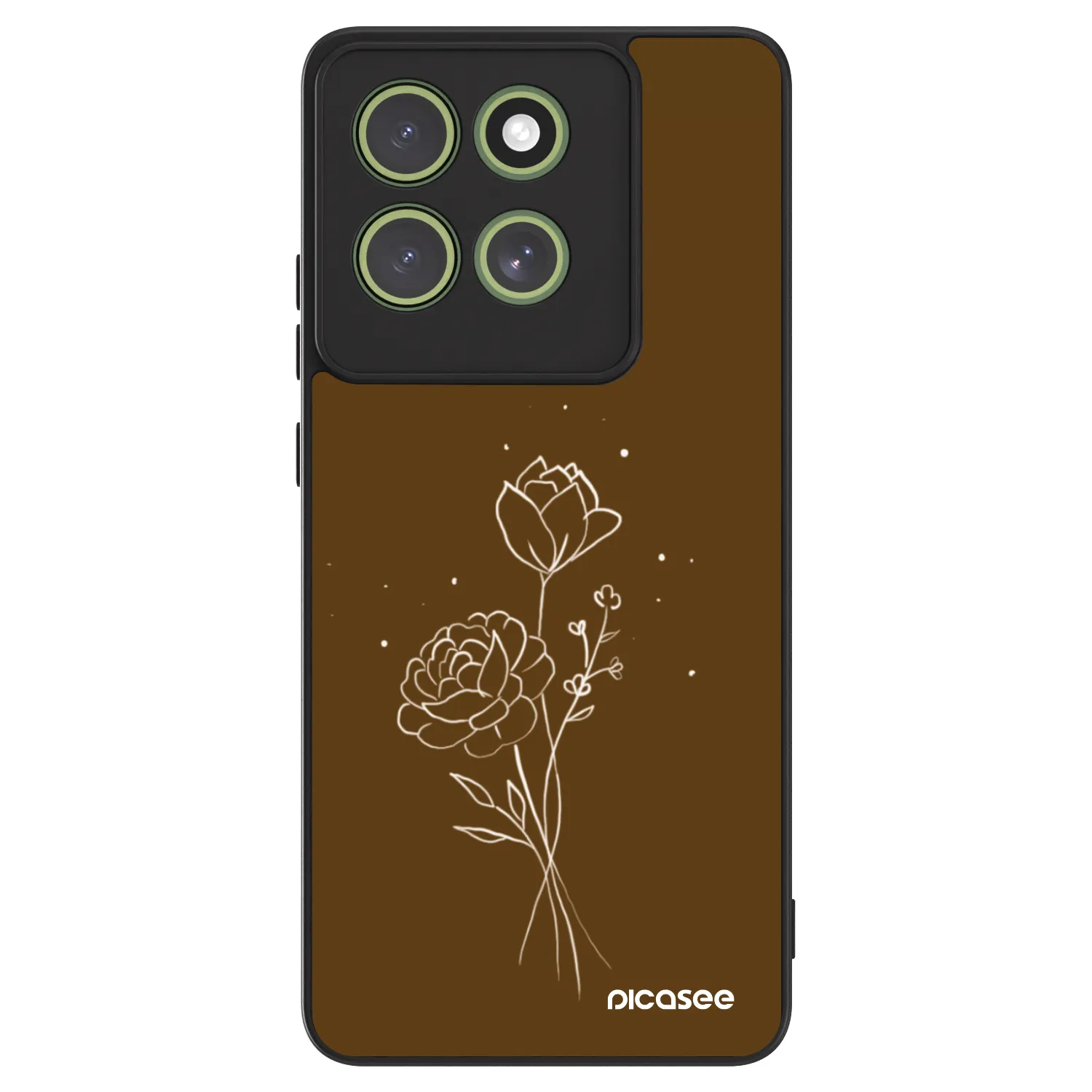 Picasee ULTIMATE CASE pentru Motorola Moto G86 5G - Brown flowers