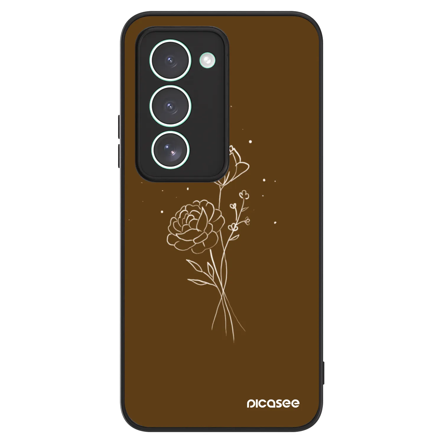 Picasee ULTIMATE CASE pentru Xiaomi Redmi 15 5G - Brown flowers