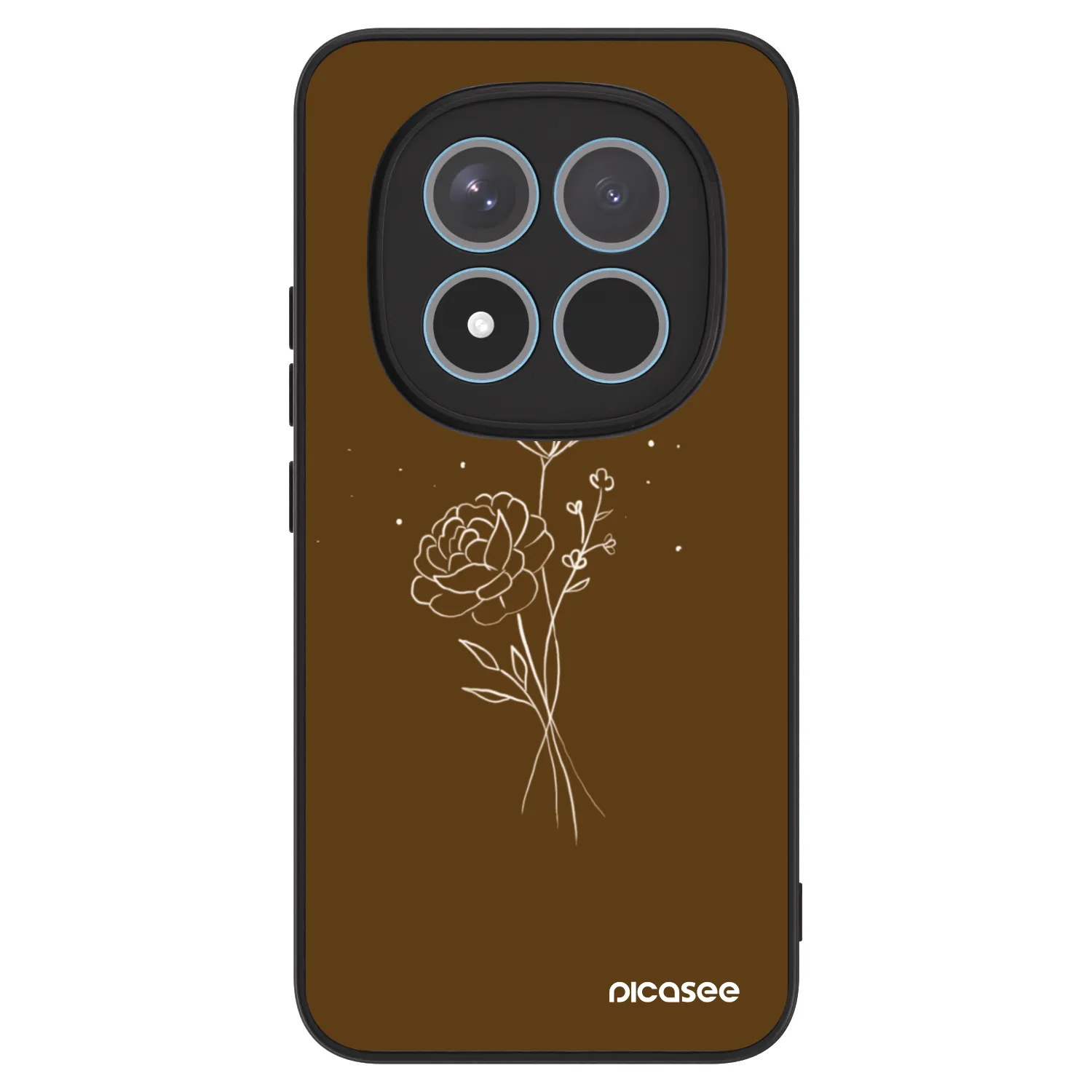 Picasee ULTIMATE CASE pentru Xiaomi Redmi Note 15 Pro+ - Brown flowers