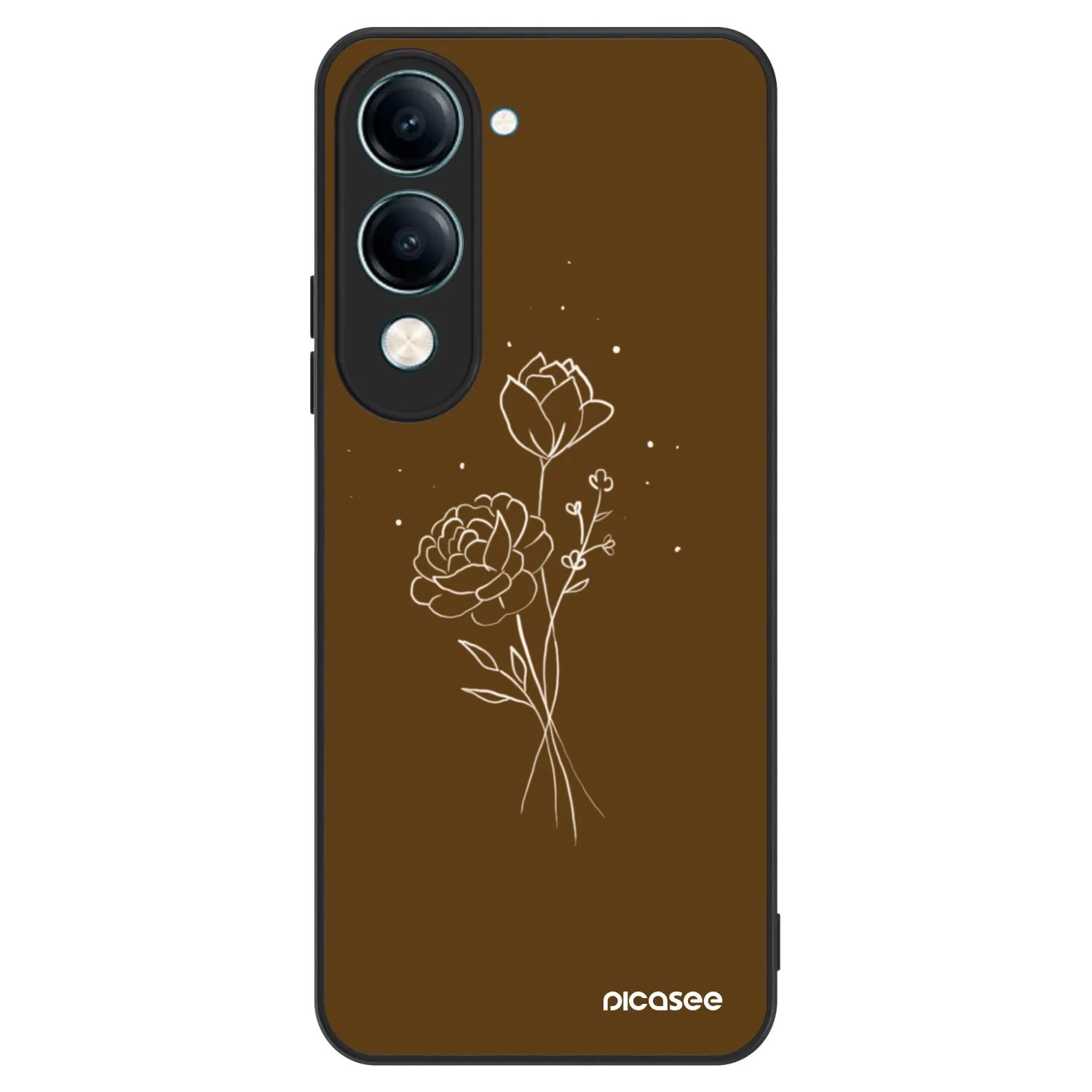 Picasee ULTIMATE CASE pentru Vivo Y29s 5G - Brown flowers