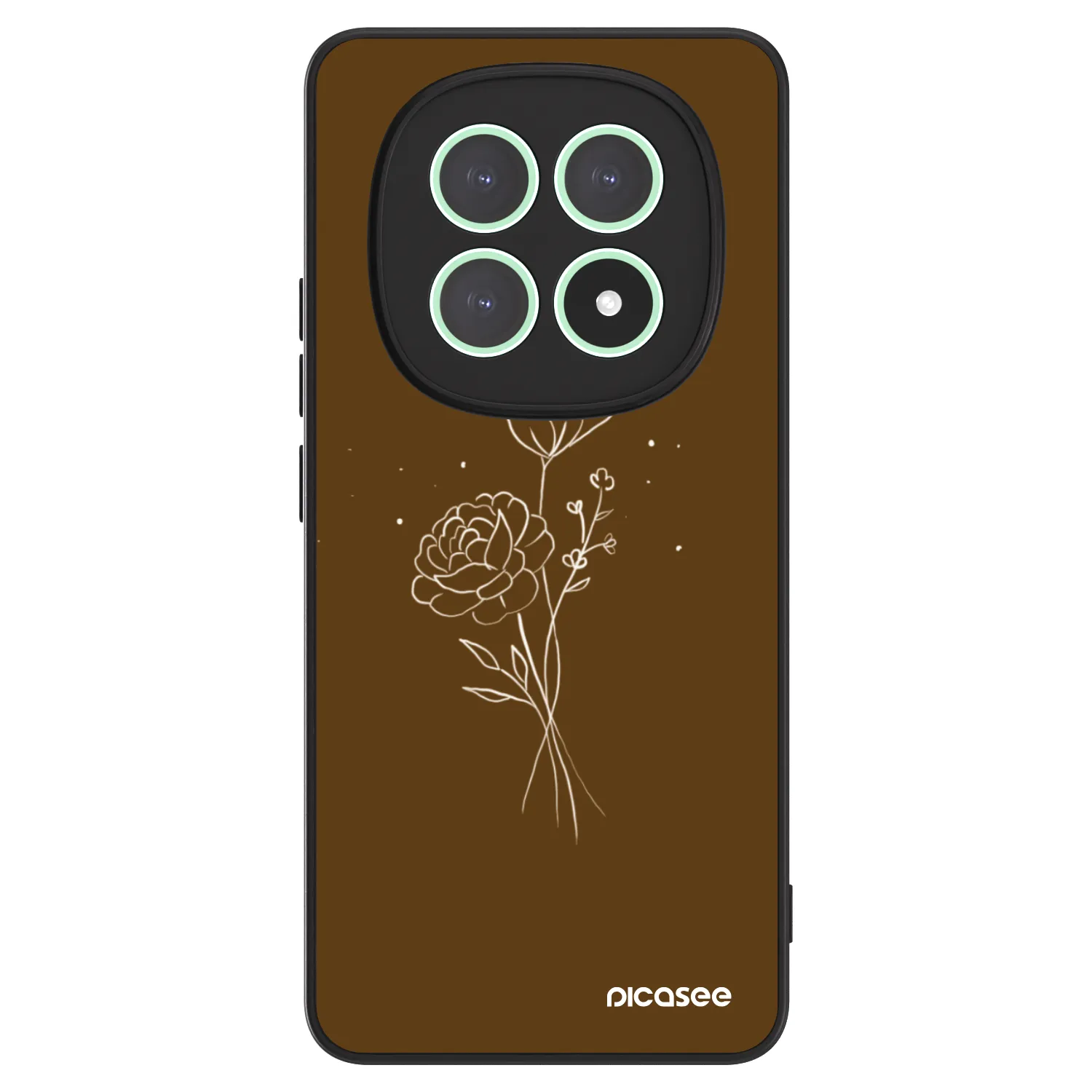 Picasee ULTIMATE CASE pentru Xiaomi Redmi Note 15 - Brown flowers