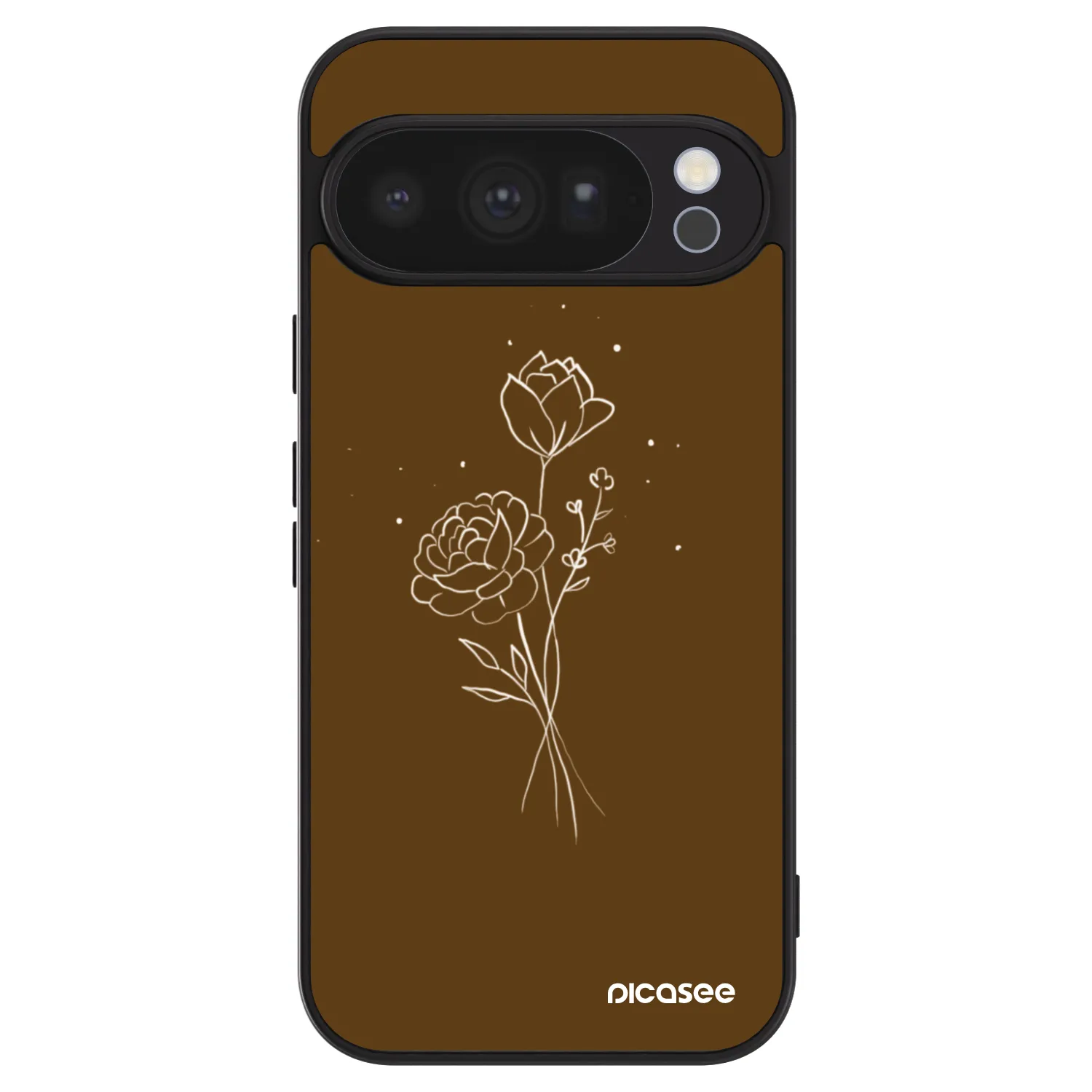 Picasee ULTIMATE CASE pentru Google Pixel 10 Pro - Brown flowers