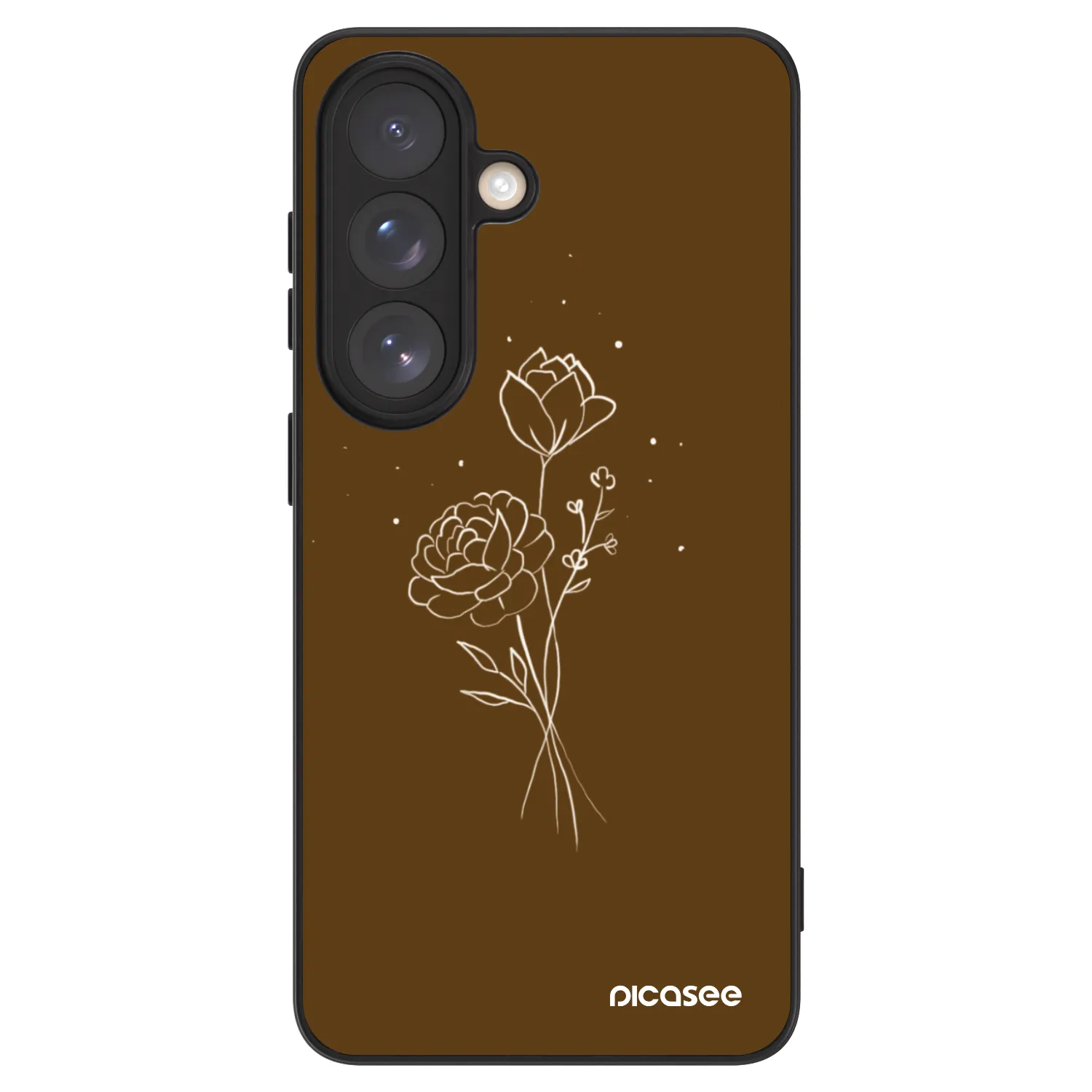 Picasee ULTIMATE CASE PowerShare pentru Samsung Galaxy S26 - Brown flowers