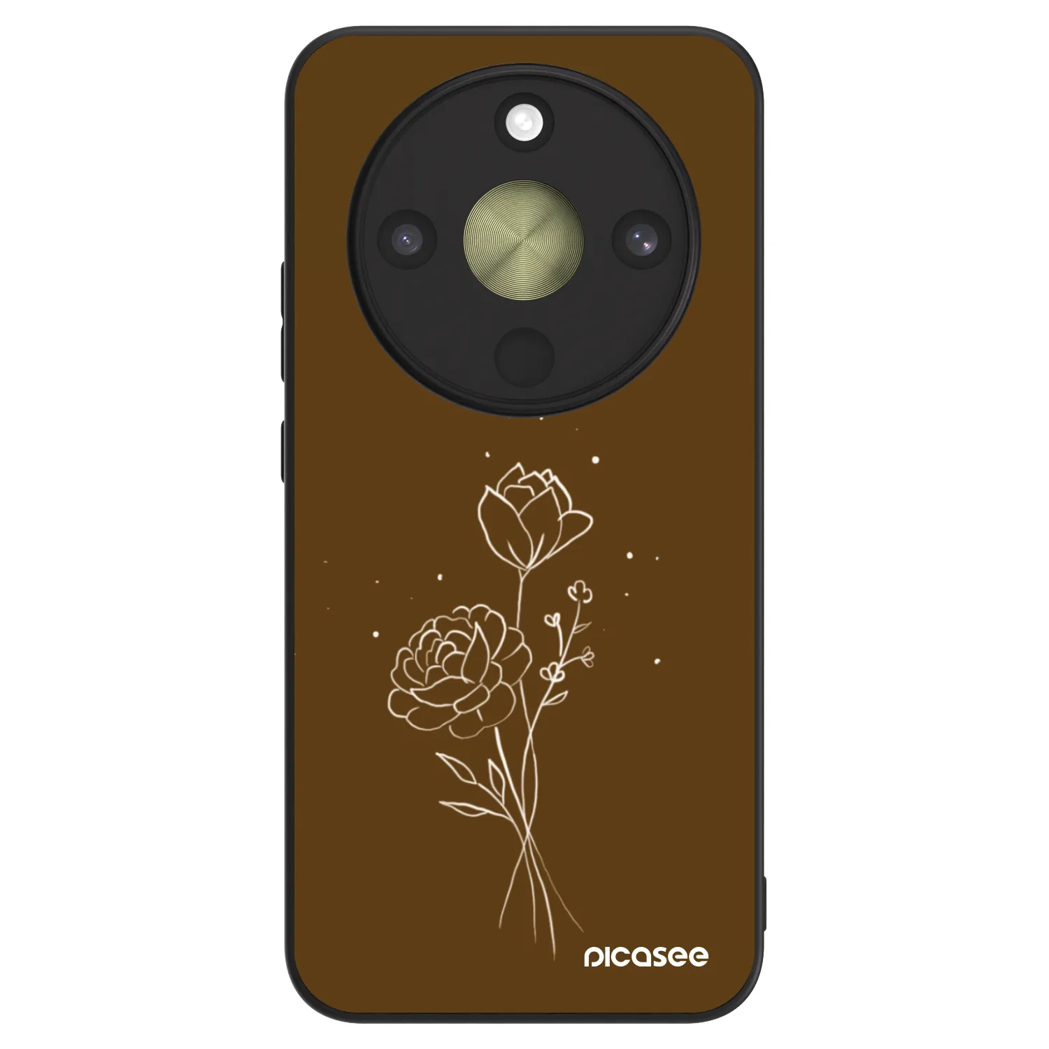 Picasee ULTIMATE CASE pentru Honor Magic8 Lite 5G - Brown flowers