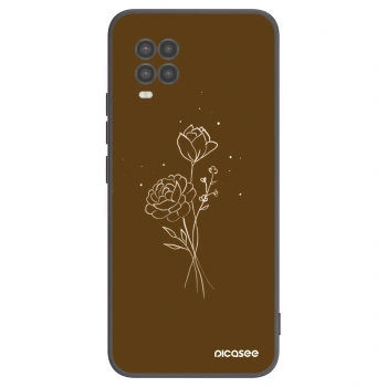 Husă pentru Xiaomi Mi 10 Lite - Brown flowers