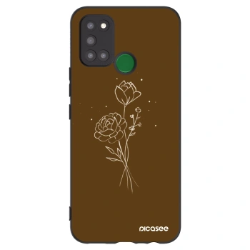 Husă pentru Realme 7i - Brown flowers
