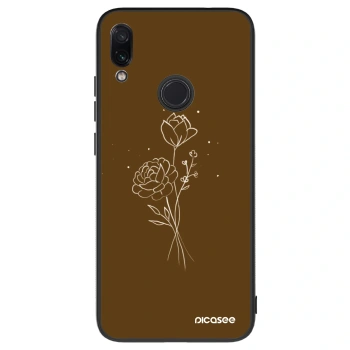 Husă pentru Xiaomi Redmi Note 7 - Brown flowers