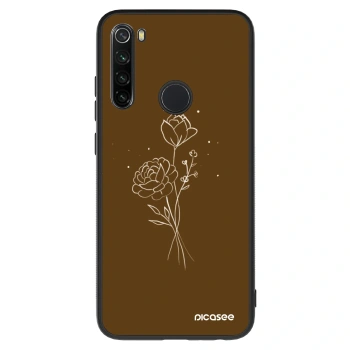 Husă pentru Xiaomi Redmi Note 8 - Brown flowers