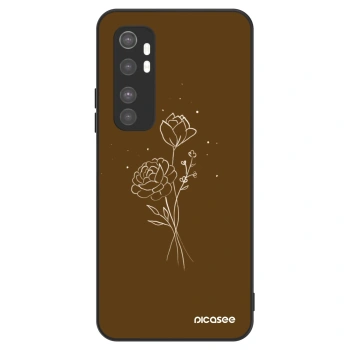 Husă pentru Xiaomi Mi Note 10 Lite - Brown flowers