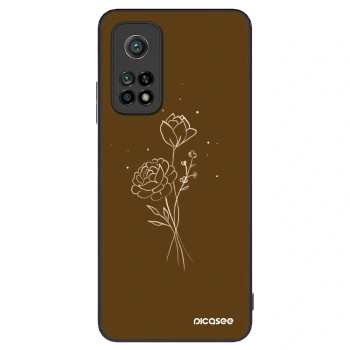 Husă pentru Xiaomi Mi 10T Pro - Brown flowers